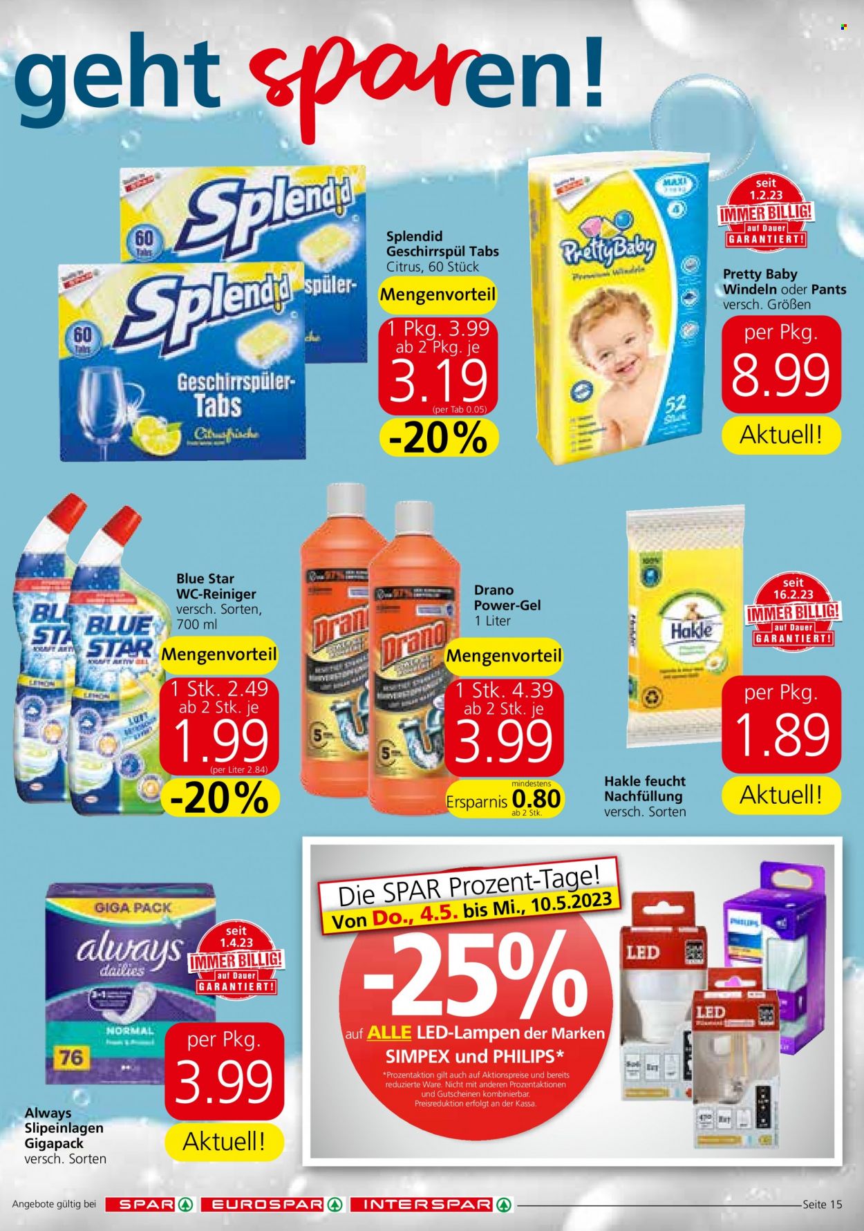 Angebote SPAR - 4.5.2023 - 10.5.2023. Seite 15