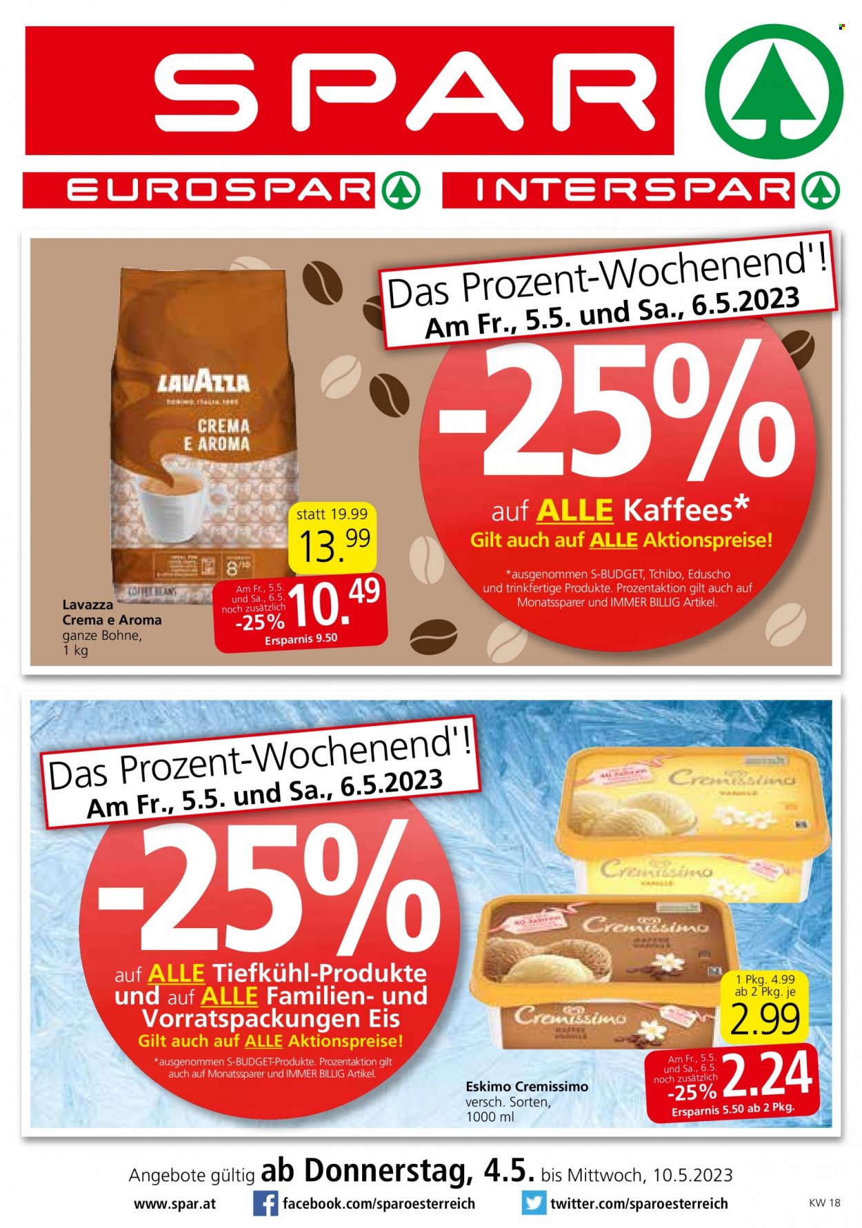 Angebote EUROSPAR - 4.5.2023 - 10.5.2023. Seite 1