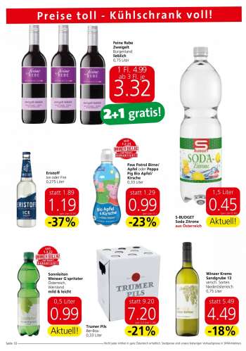 thumbnail - Sonnleiten Weisser G´spritzter Österreich, Weinland mild & leicht Wein