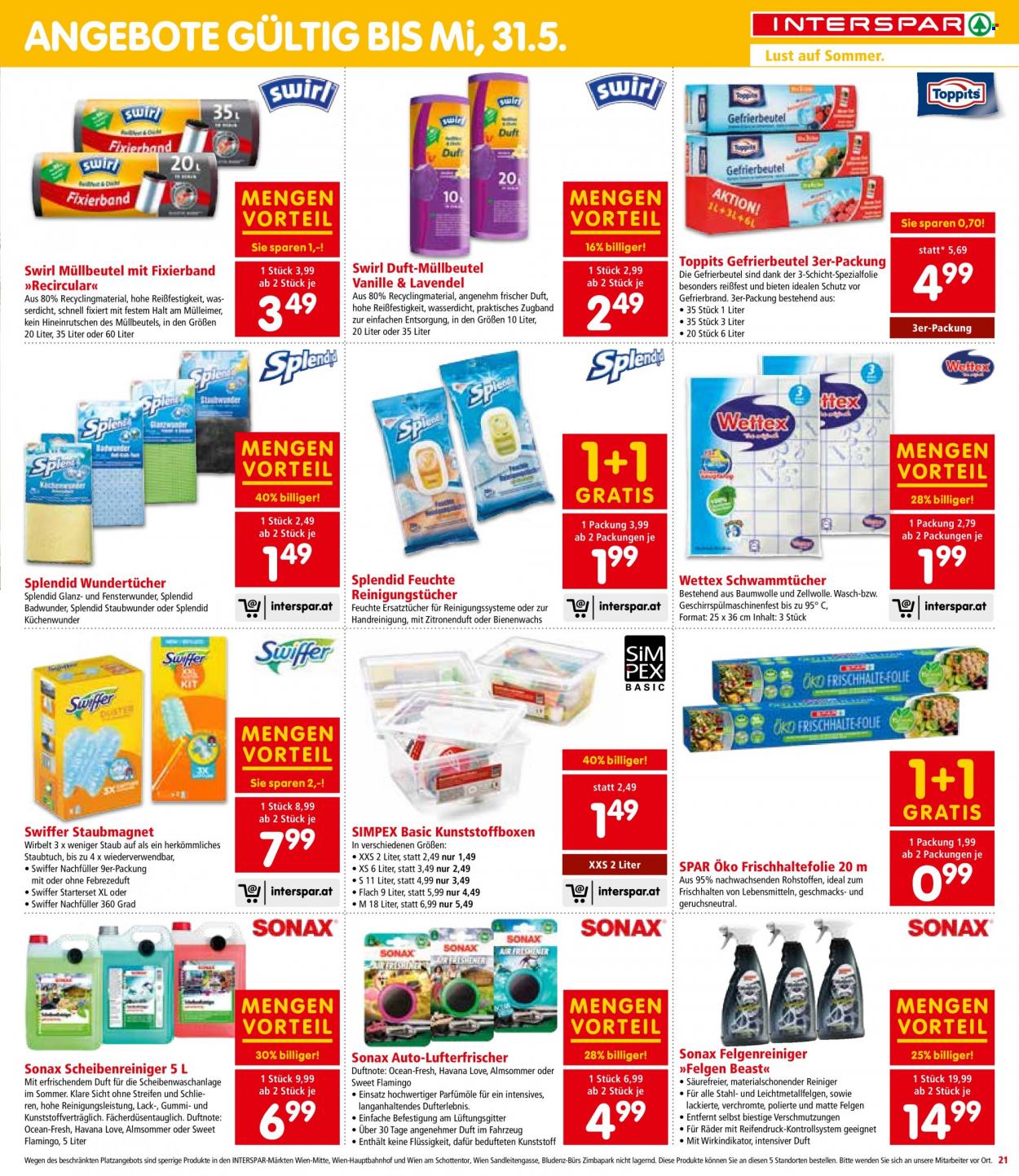 Angebote INTERSPAR - 11.5.2023 - 24.5.2023. Seite 21