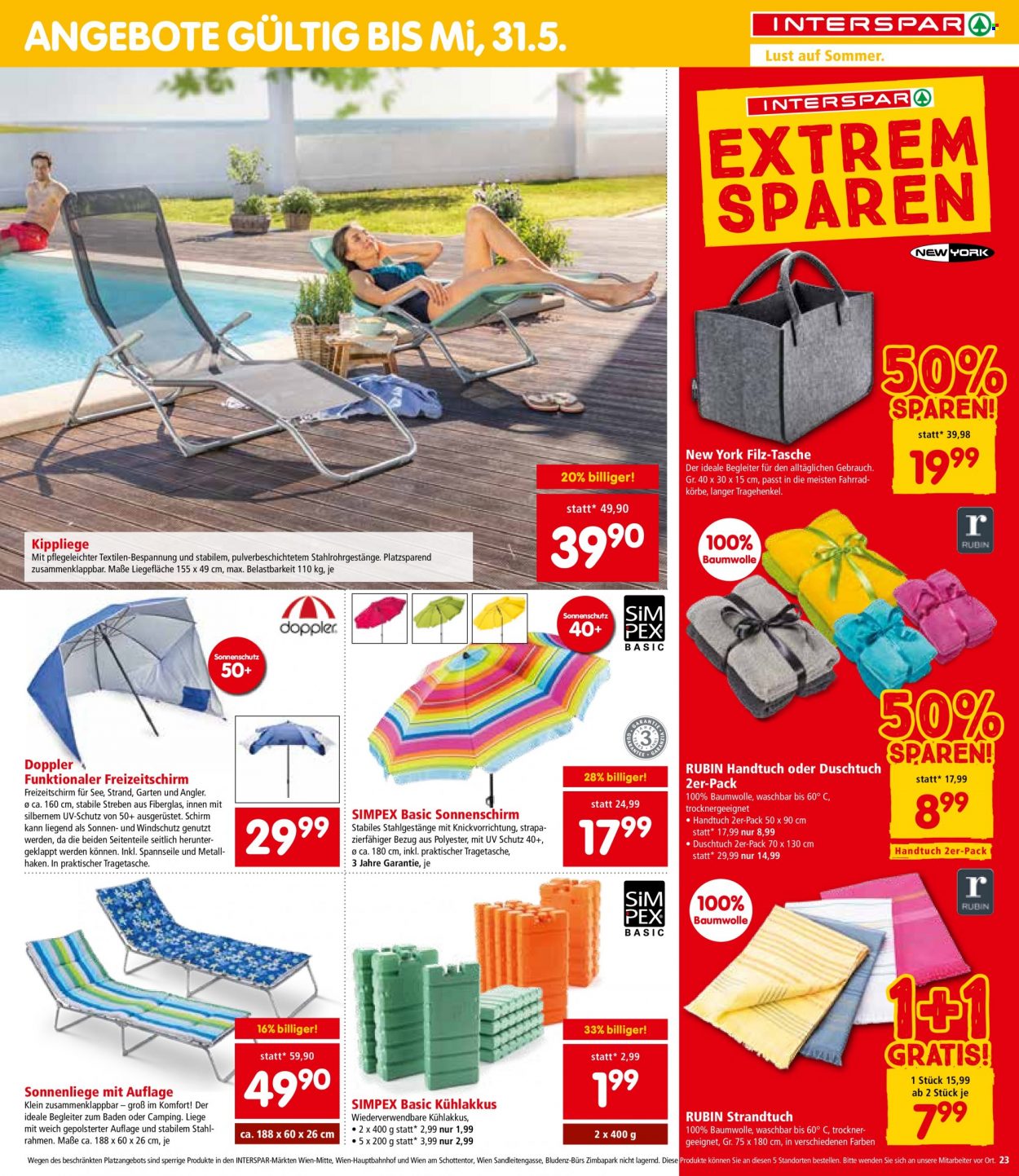 Angebote INTERSPAR - 11.5.2023 - 24.5.2023. Seite 23