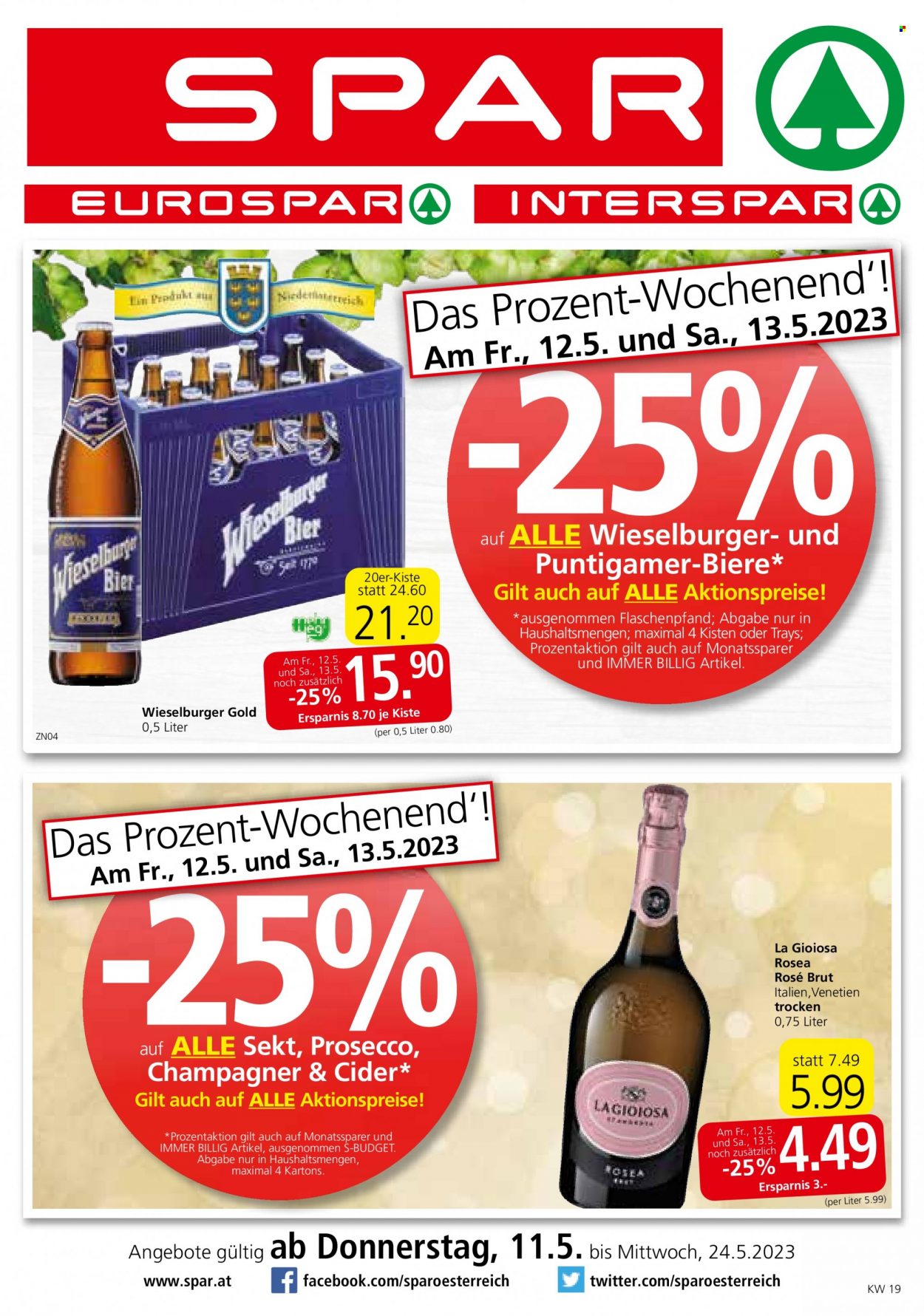 Angebote INTERSPAR - 11.5.2023 - 24.5.2023. Seite 1