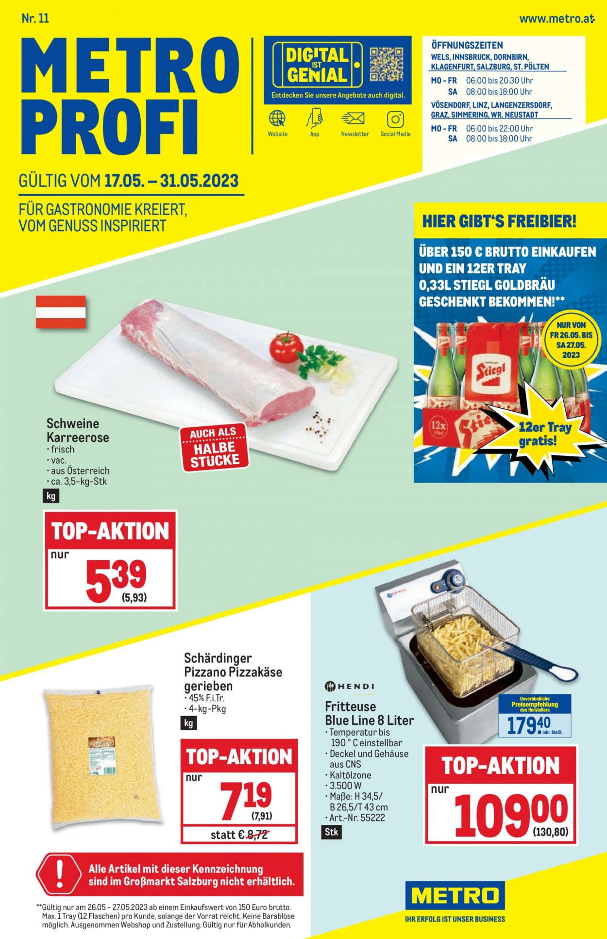 Angebote Metro - 17.5.2023 - 31.5.2023. Seite 1