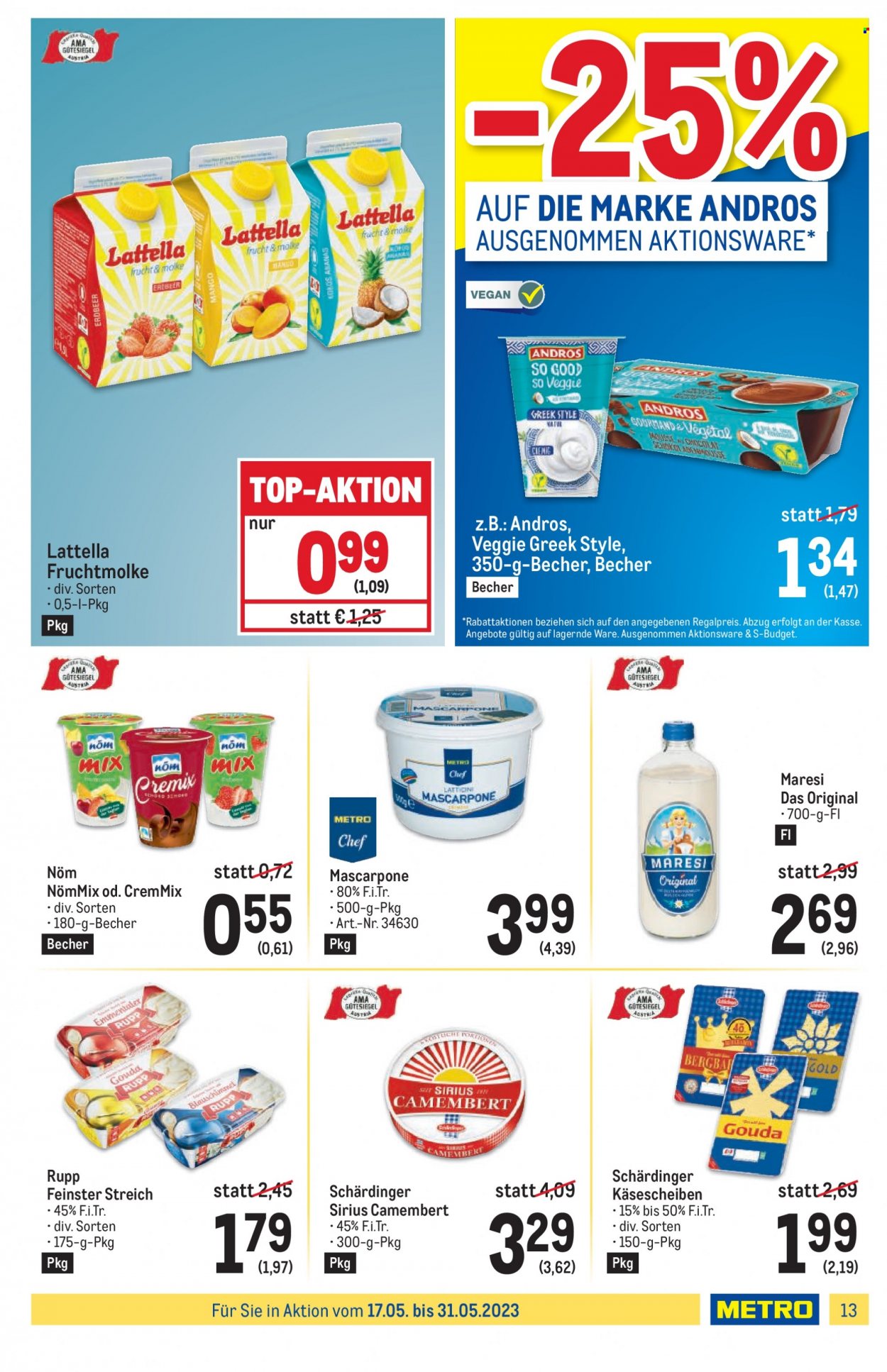 Angebote Metro - 17.5.2023 - 31.5.2023. Seite 13