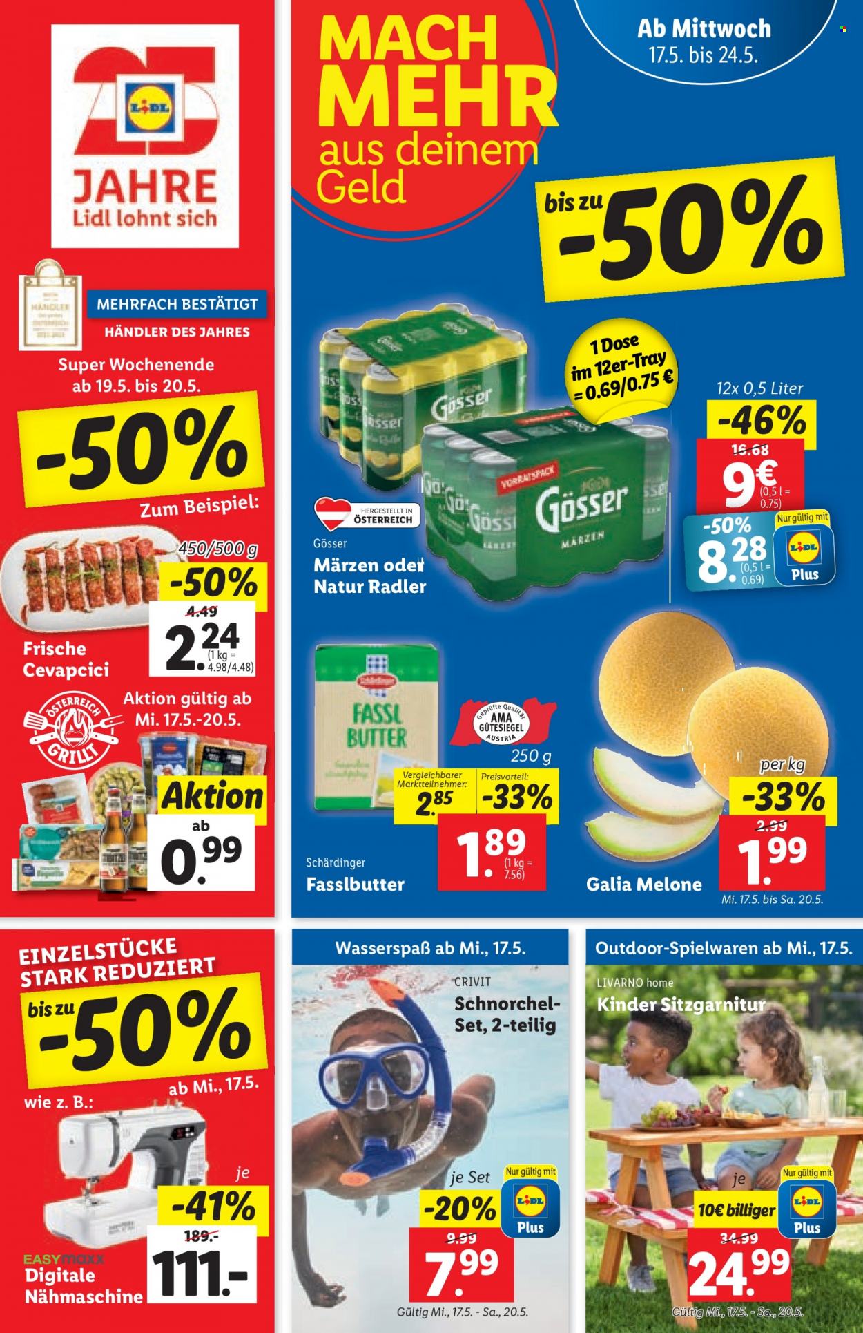 Angebote Lidl - 17.5.2023 - 24.5.2023. Seite 1