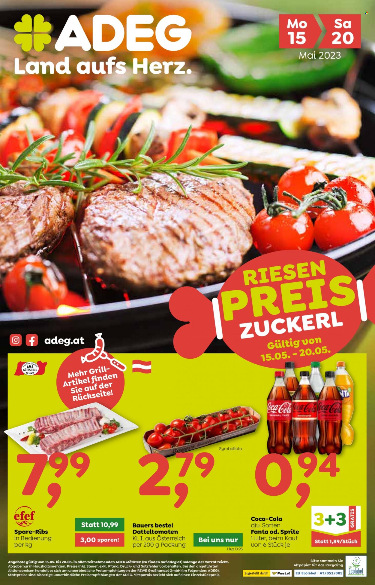 Angebote ADEG - 15.5.2023 - 20.5.2023. Seite 1