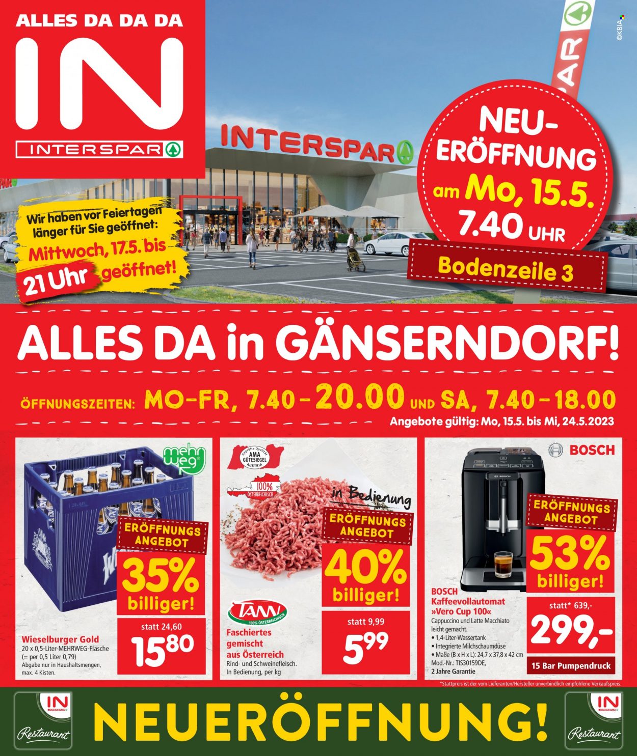Angebote INTERSPAR - 15.5.2023 - 24.5.2023. Seite 1