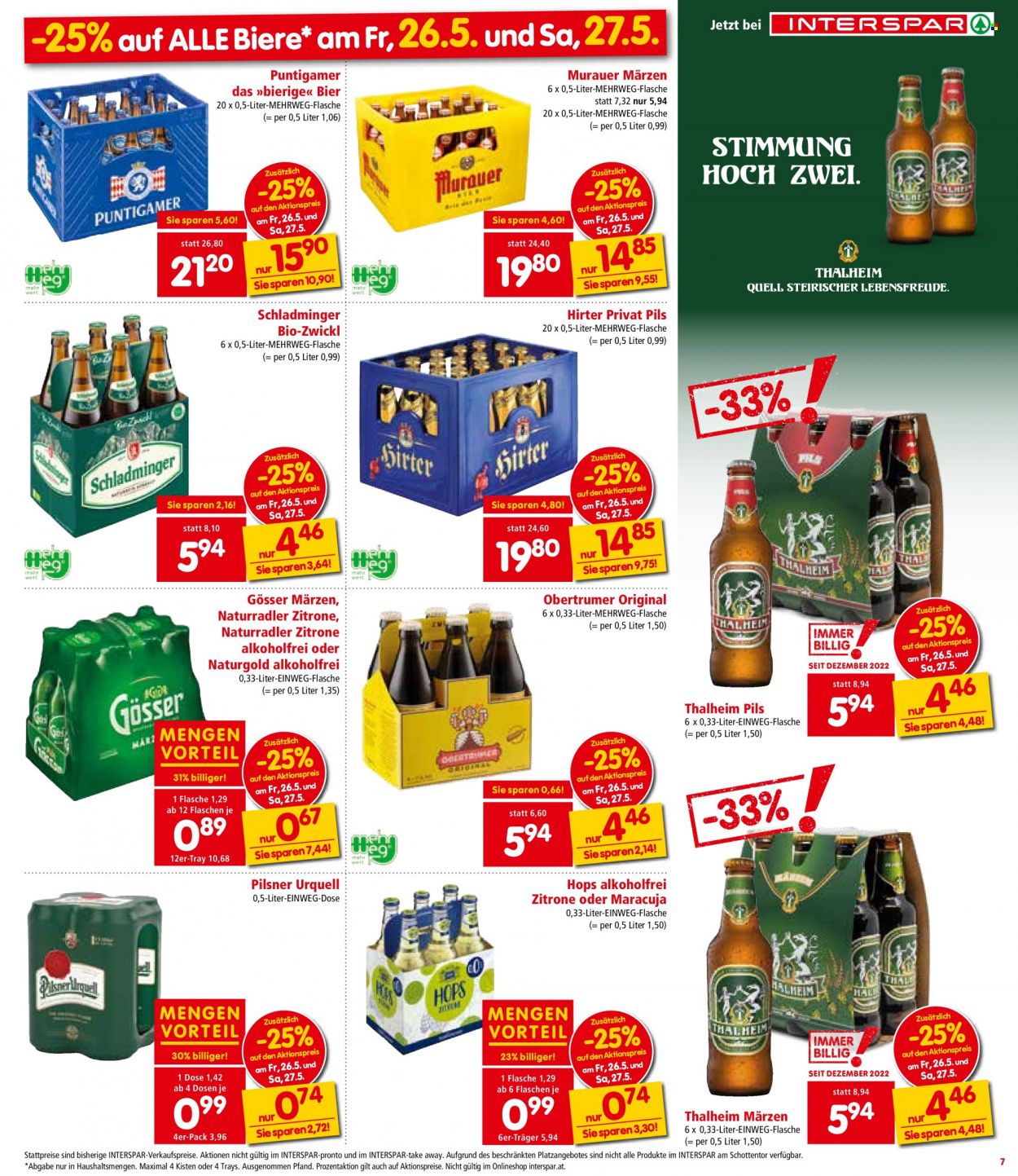 Angebote INTERSPAR - 25.5.2023 - 6.6.2023. Seite 7