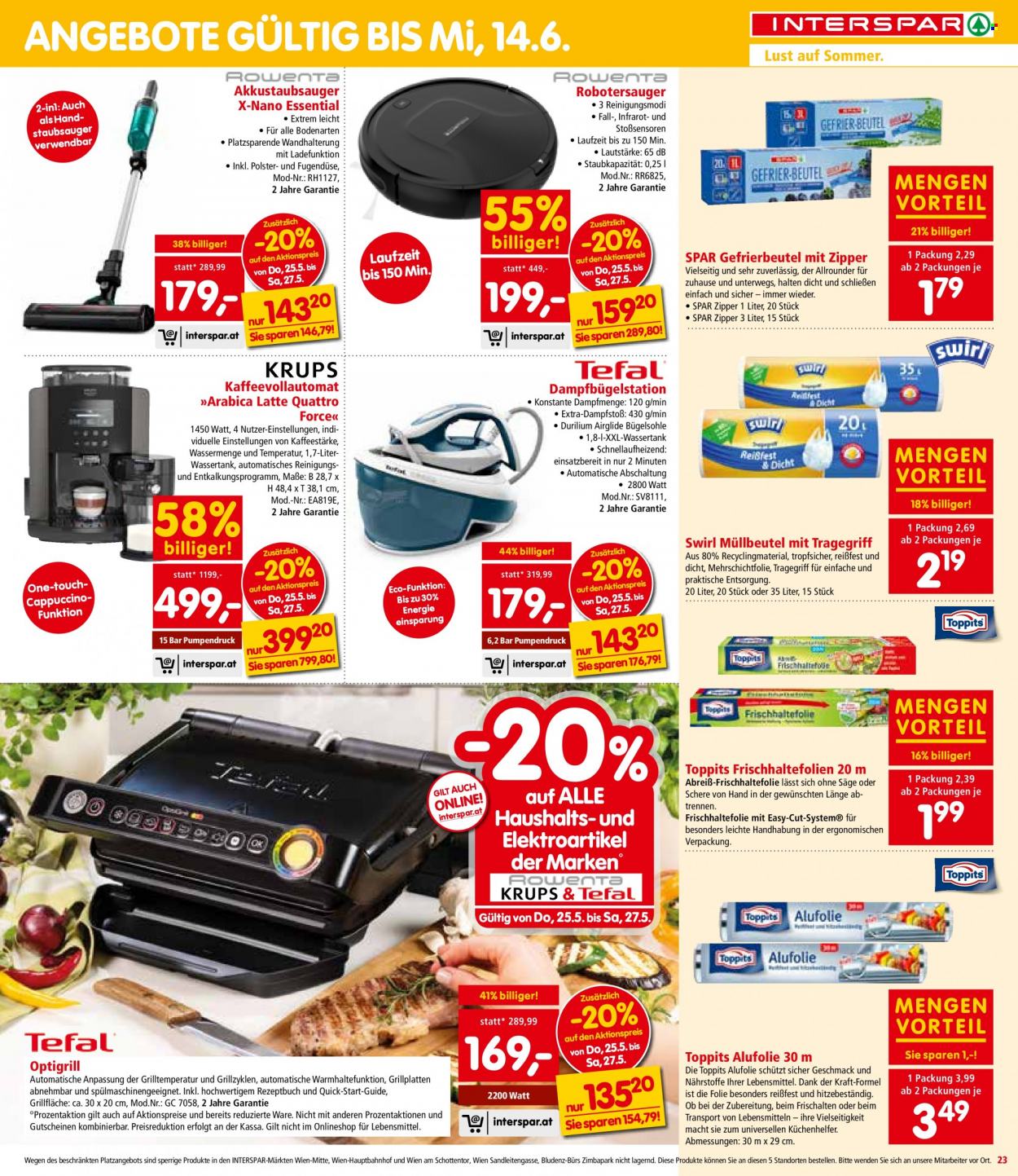 Angebote INTERSPAR - 25.5.2023 - 6.6.2023. Seite 23