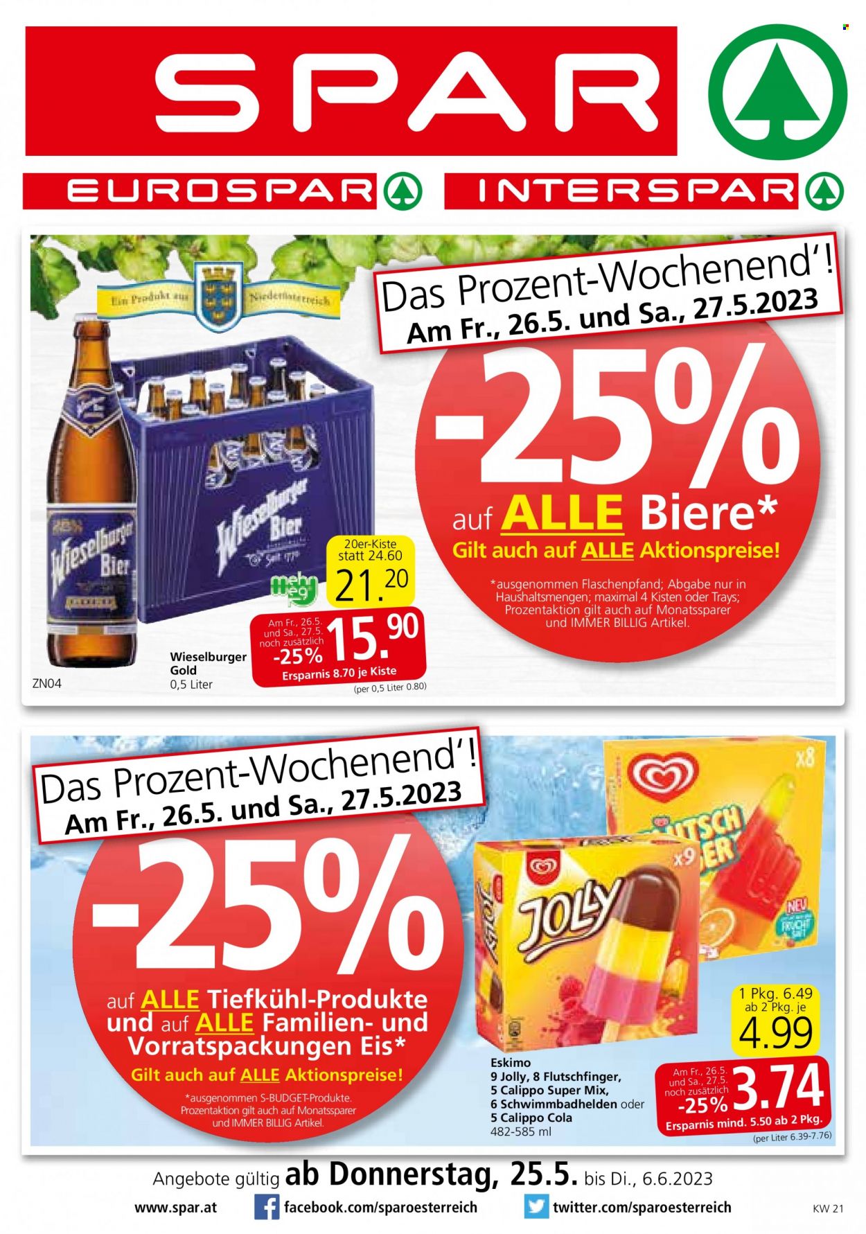 Angebote EUROSPAR - 25.5.2023 - 6.6.2023. Seite 1