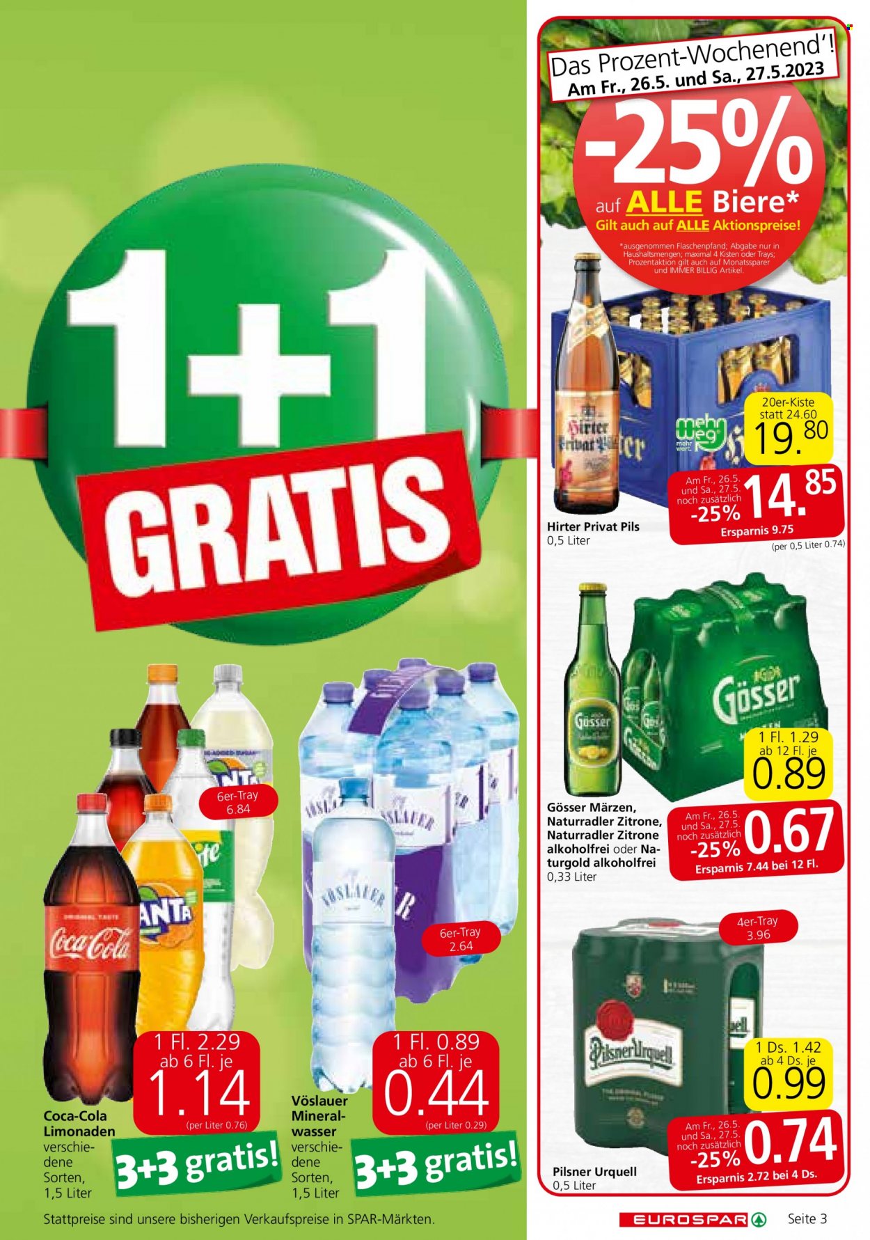 Angebote EUROSPAR - 25.5.2023 - 6.6.2023. Seite 3