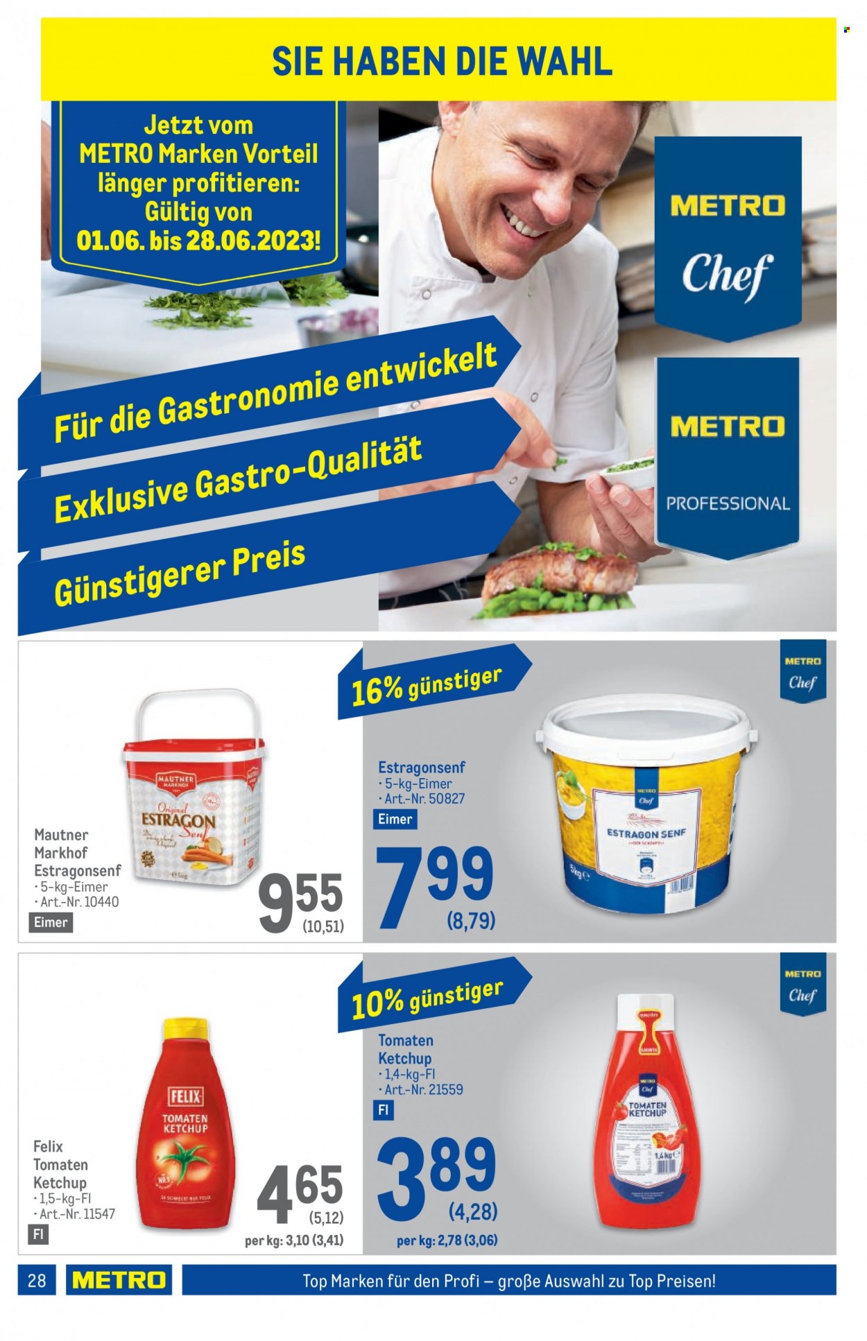 Angebote Metro - 1.6.2023 - 14.6.2023. Seite 28