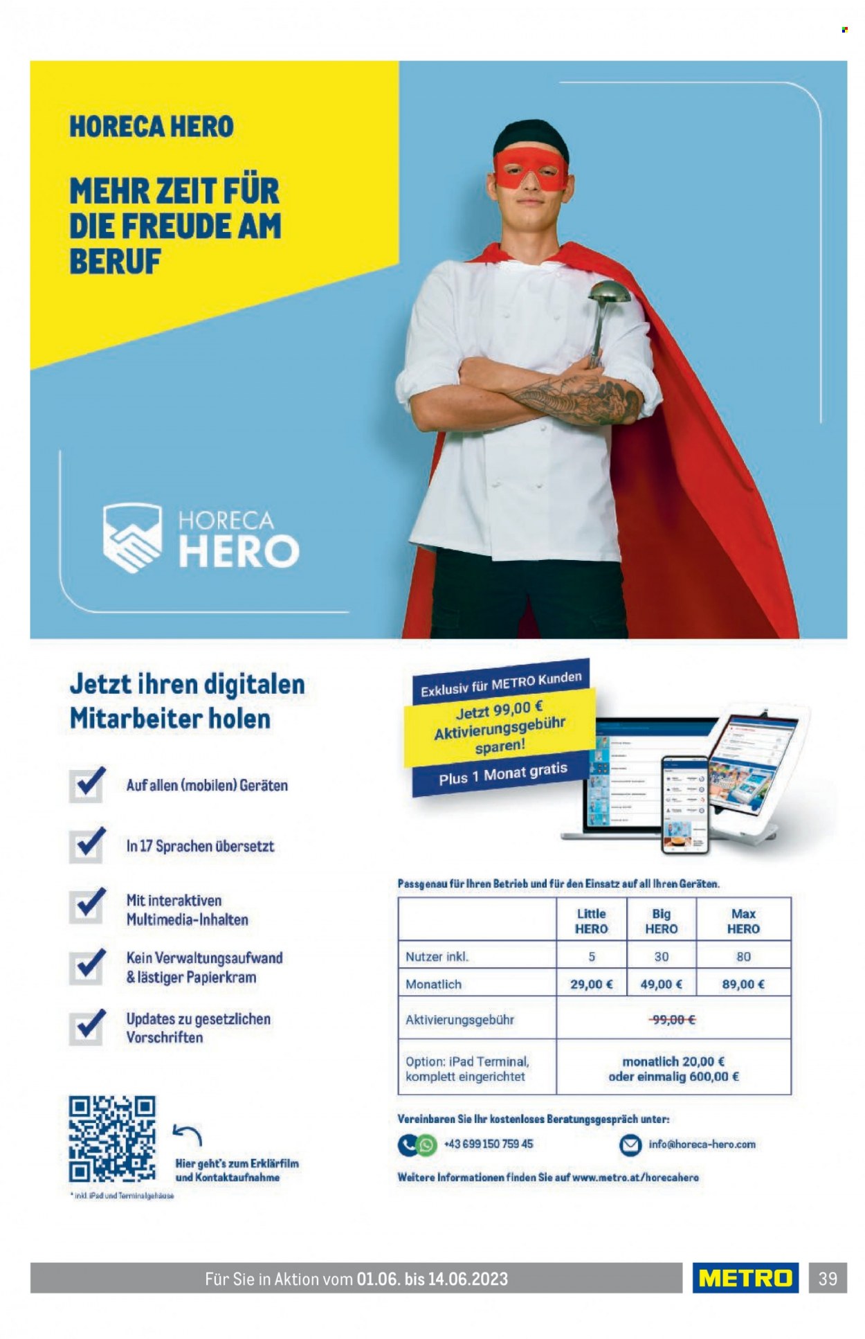 Angebote Metro - 1.6.2023 - 14.6.2023. Seite 39