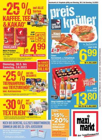 Angebote Maximarkt - 30.5.2023 - 3.6.2023.