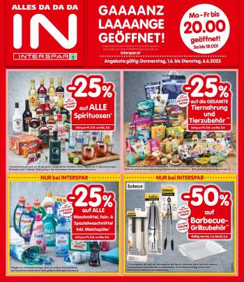 Angebote INTERSPAR - 1.6.2023 - 6.6.2023.
