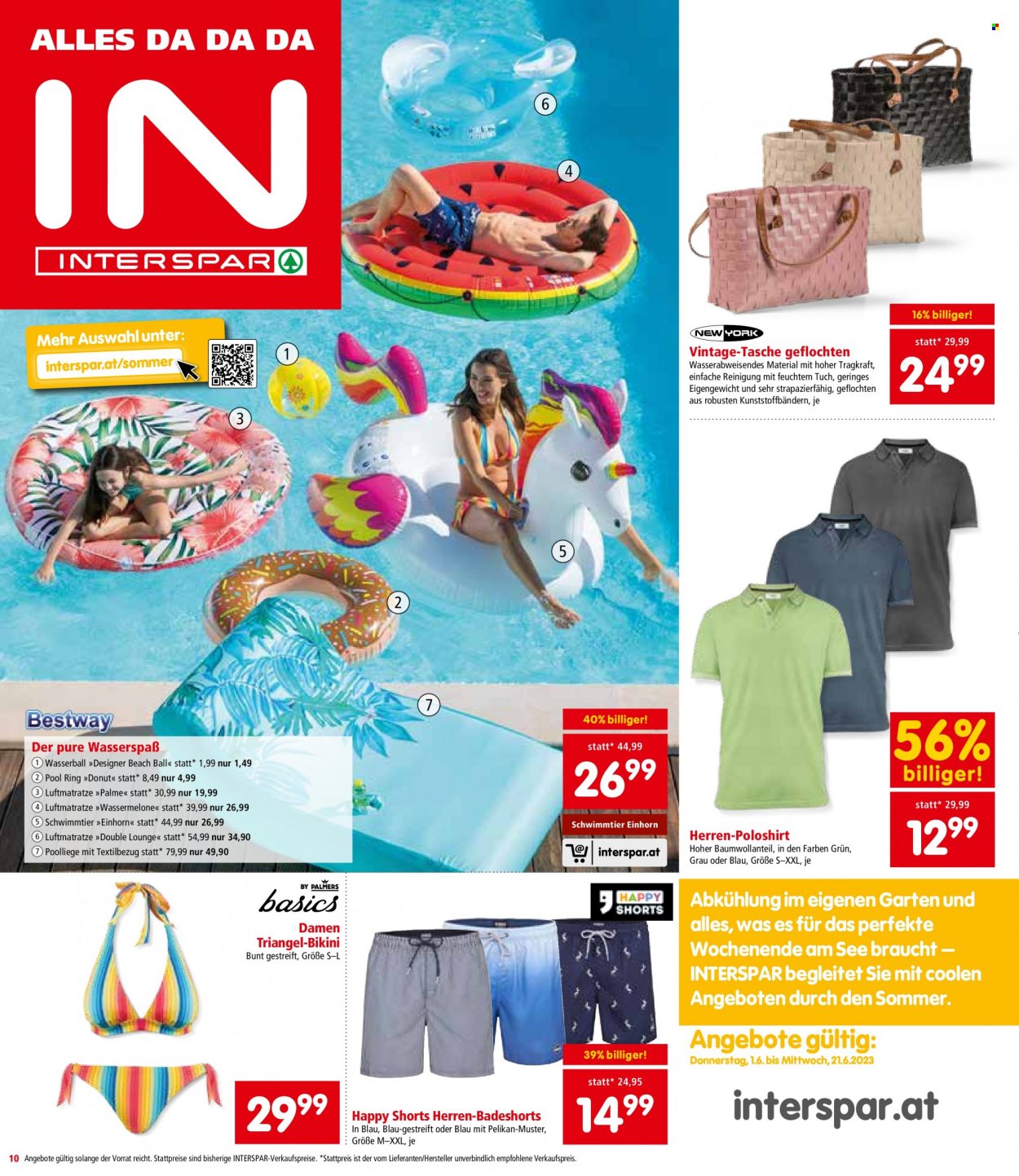 Angebote INTERSPAR - 1.6.2023 - 6.6.2023. Seite 10