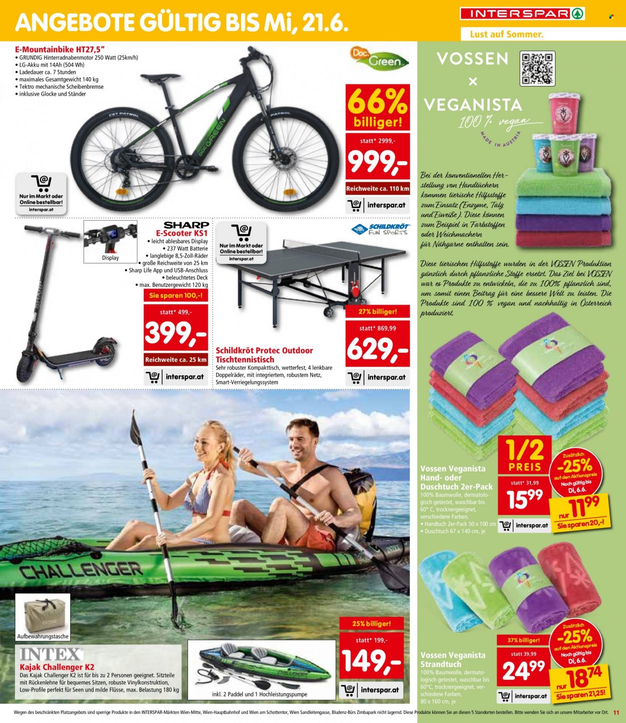 Angebote INTERSPAR - 1.6.2023 - 6.6.2023. Seite 11