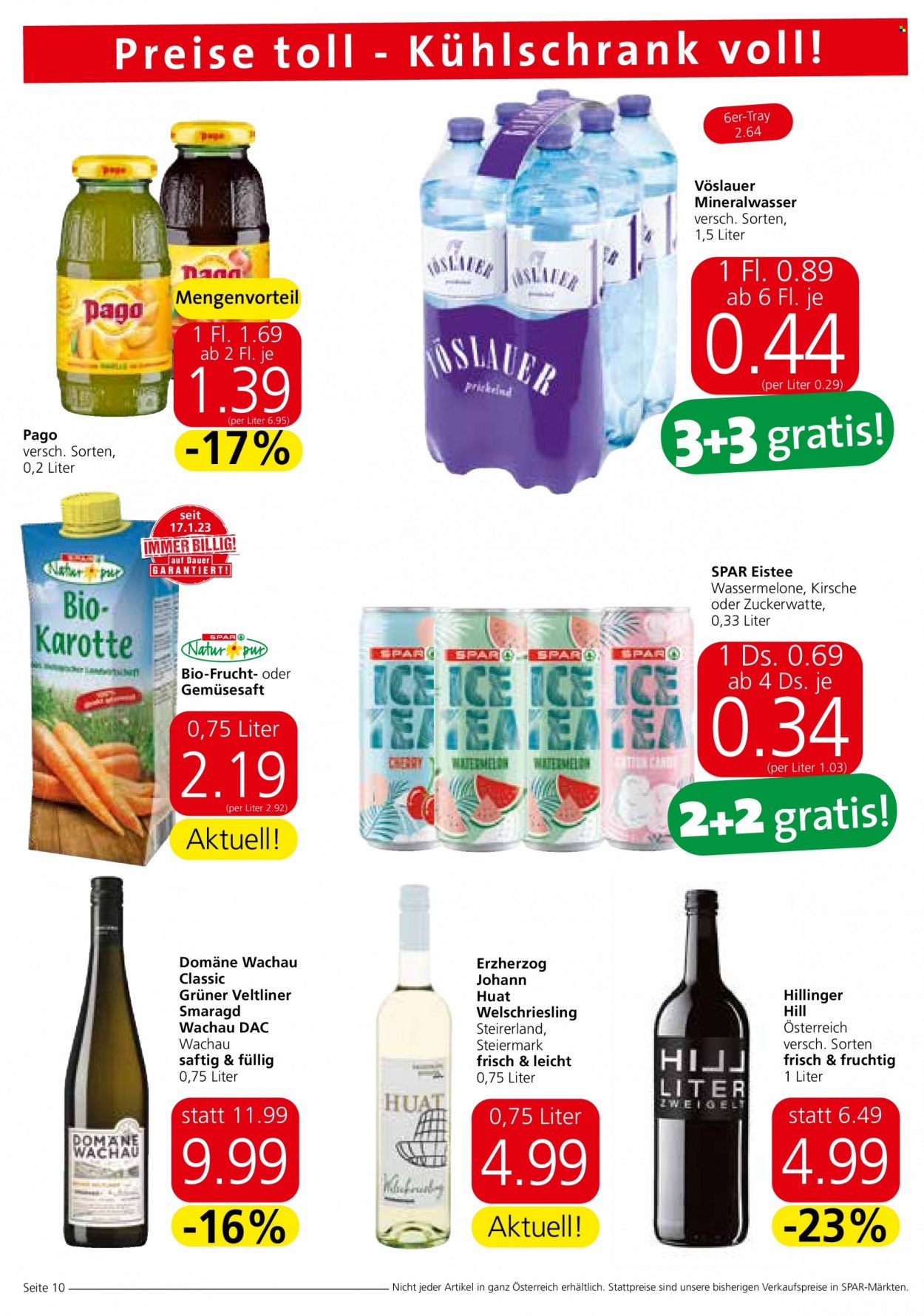 Angebote EUROSPAR - 1.6.2023 - 6.6.2023. Seite 10