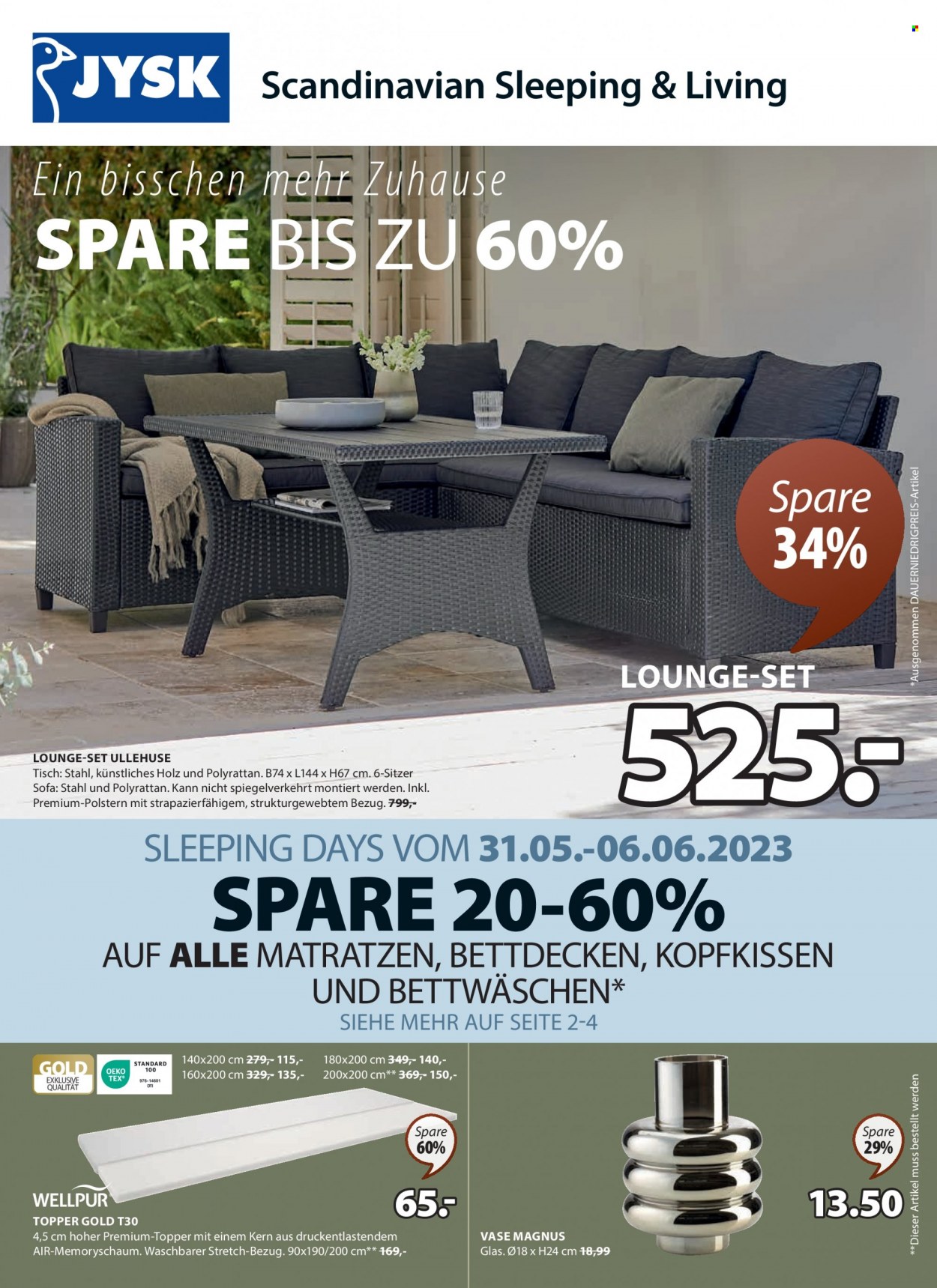 Angebote JYSK - 31.5.2023 - 6.6.2023. Seite 1