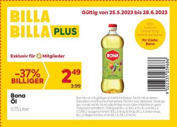 Angebote Billa - 25.5.2023 - 28.6.2023.