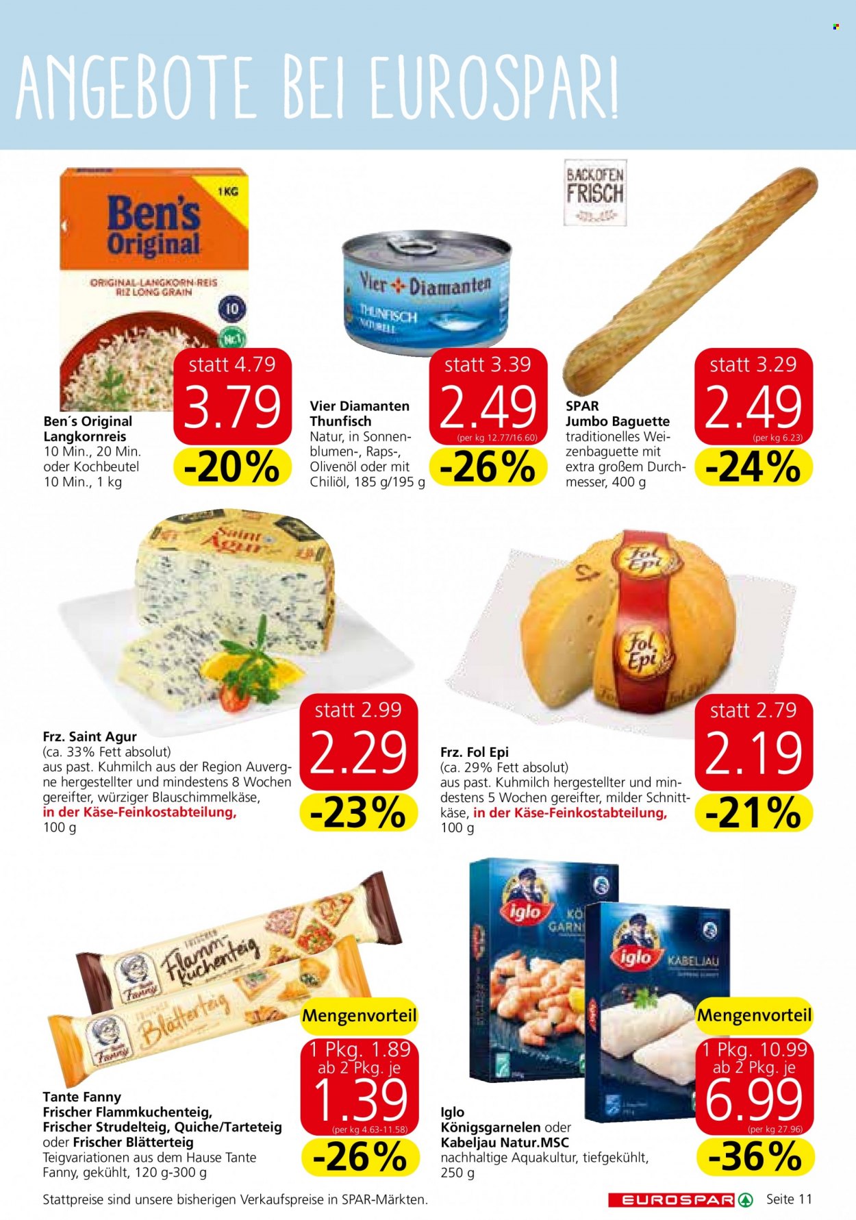 Angebote EUROSPAR - 7.6.2023 - 21.6.2023. Seite 11