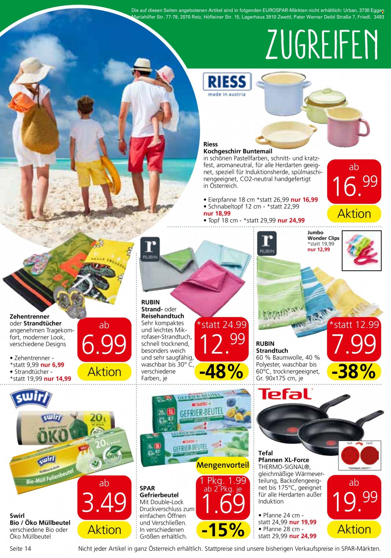 Angebote EUROSPAR - 7.6.2023 - 21.6.2023. Seite 14