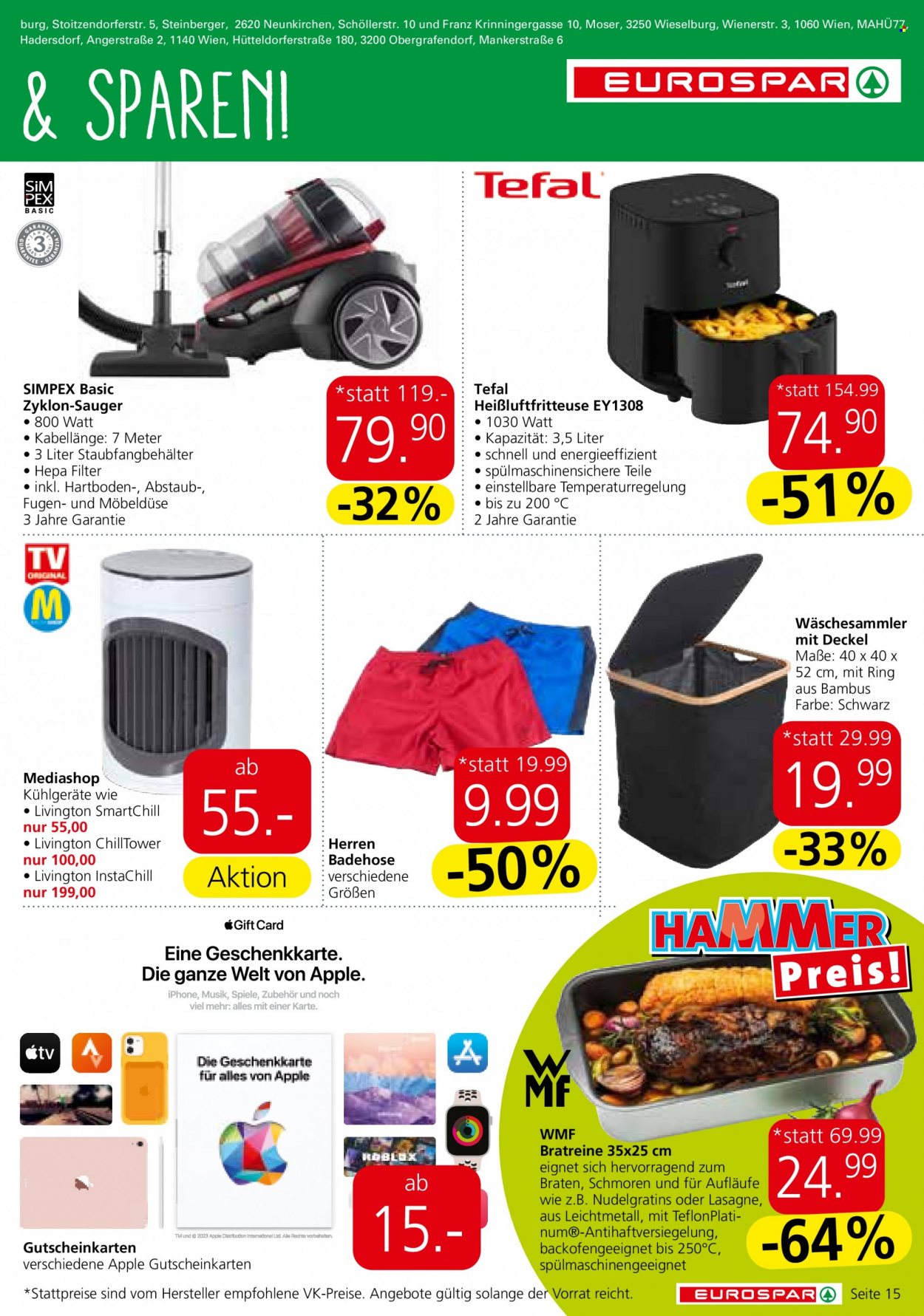 Angebote EUROSPAR - 7.6.2023 - 21.6.2023. Seite 15