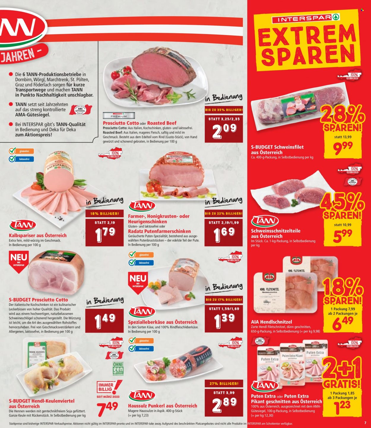 Angebote INTERSPAR - 7.6.2023 - 21.6.2023. Seite 7