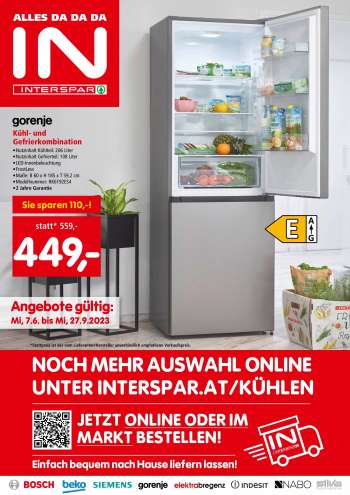 Angebote INTERSPAR - 7.6.2023 - 27.9.2023.