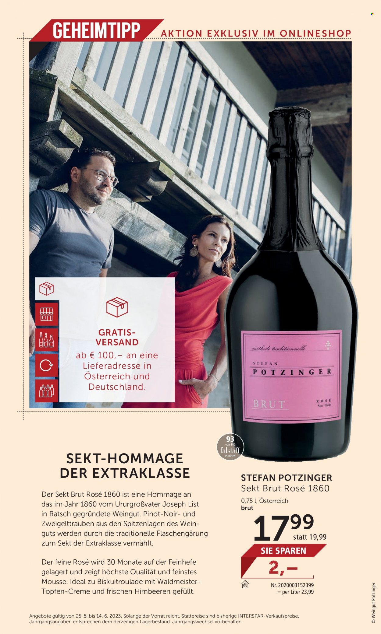 Angebote INTERSPAR - 25.5.2023 - 14.6.2023. Seite 16