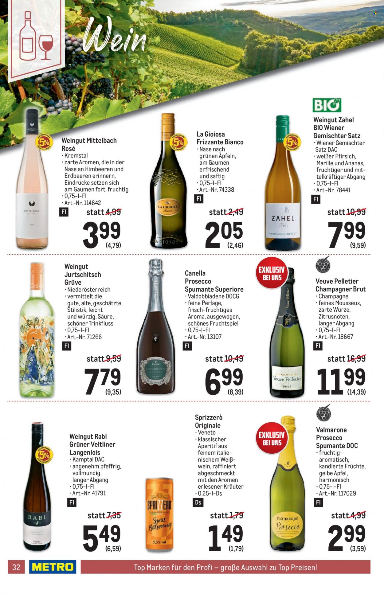 Angebote Metro - 15.6.2023 - 28.6.2023. Seite 32