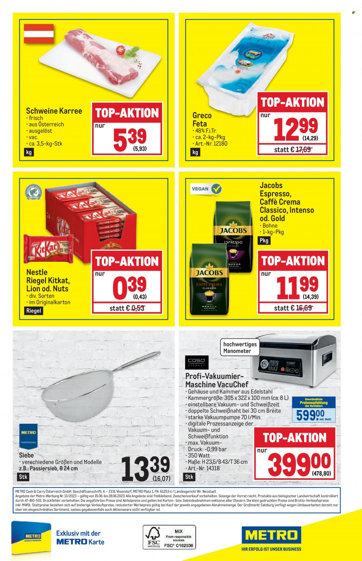 Angebote Metro - 15.6.2023 - 28.6.2023. Seite 40