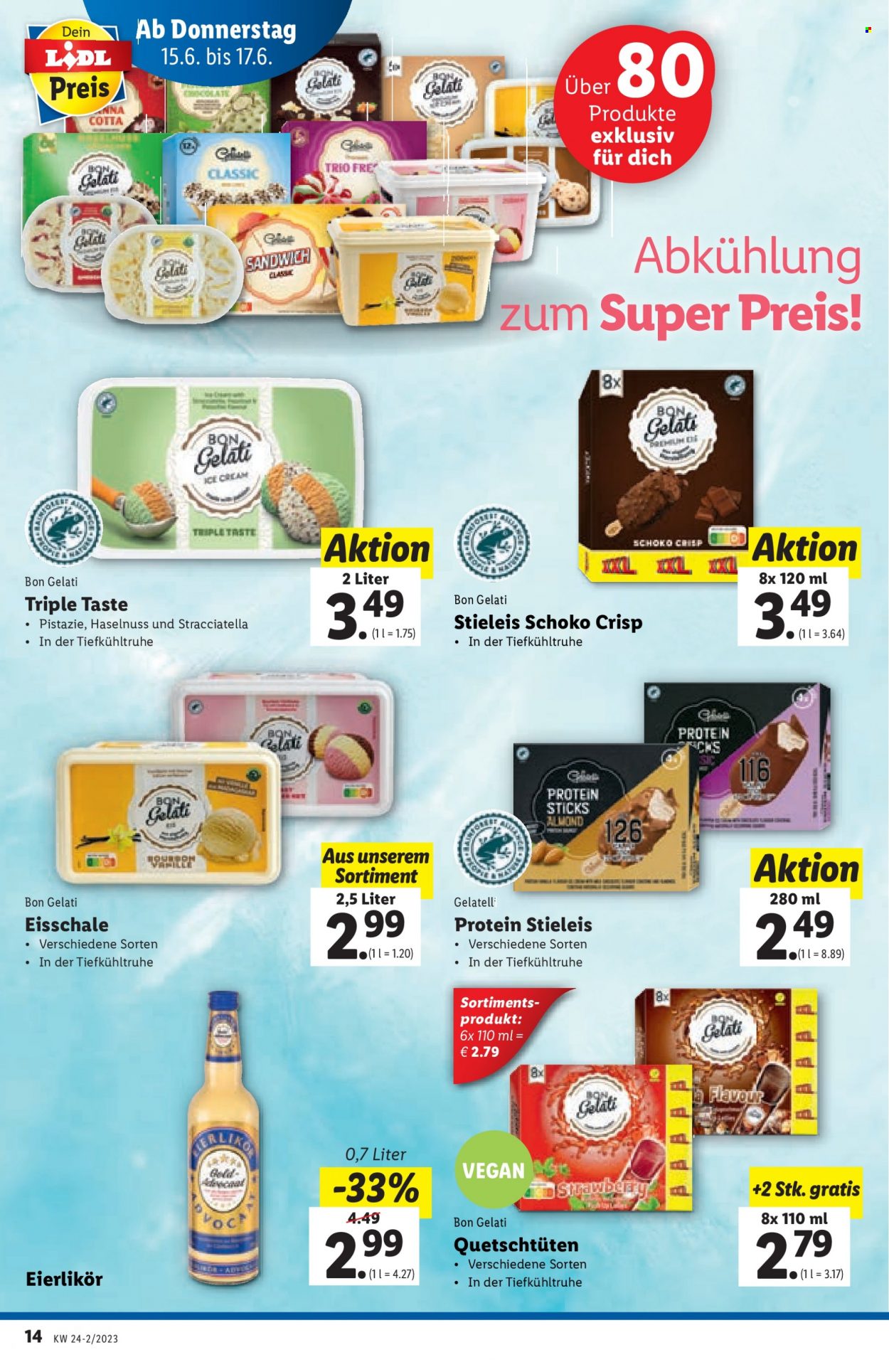 Angebote Lidl - 15.6.2023 - 21.6.2023. Seite 14