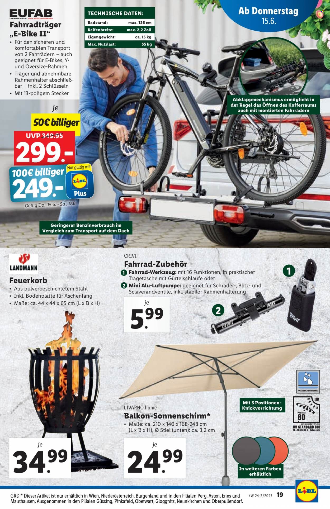 Angebote Lidl - 15.6.2023 - 21.6.2023. Seite 19