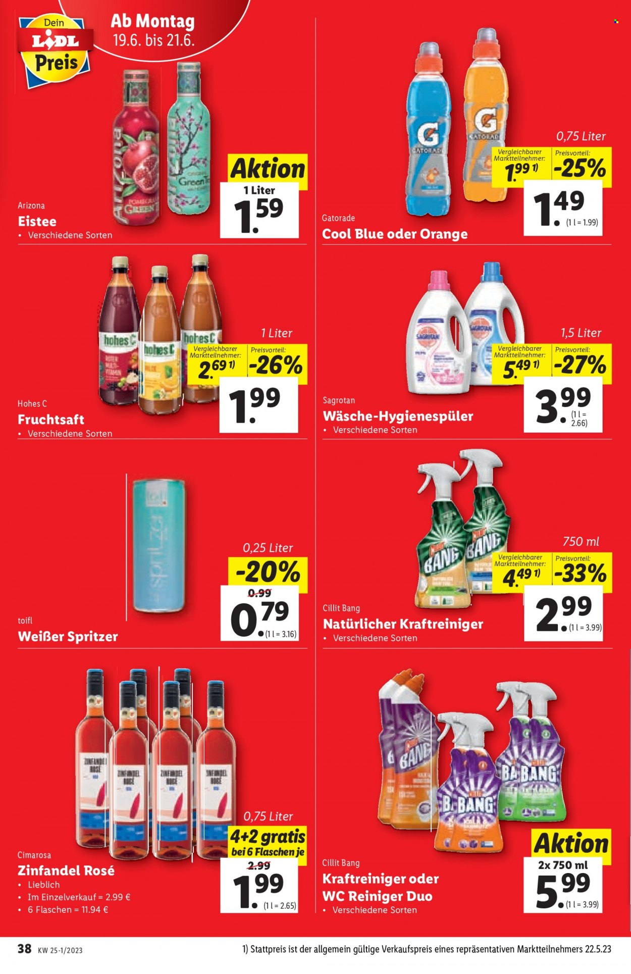 Angebote Lidl - 15.6.2023 - 21.6.2023. Seite 38