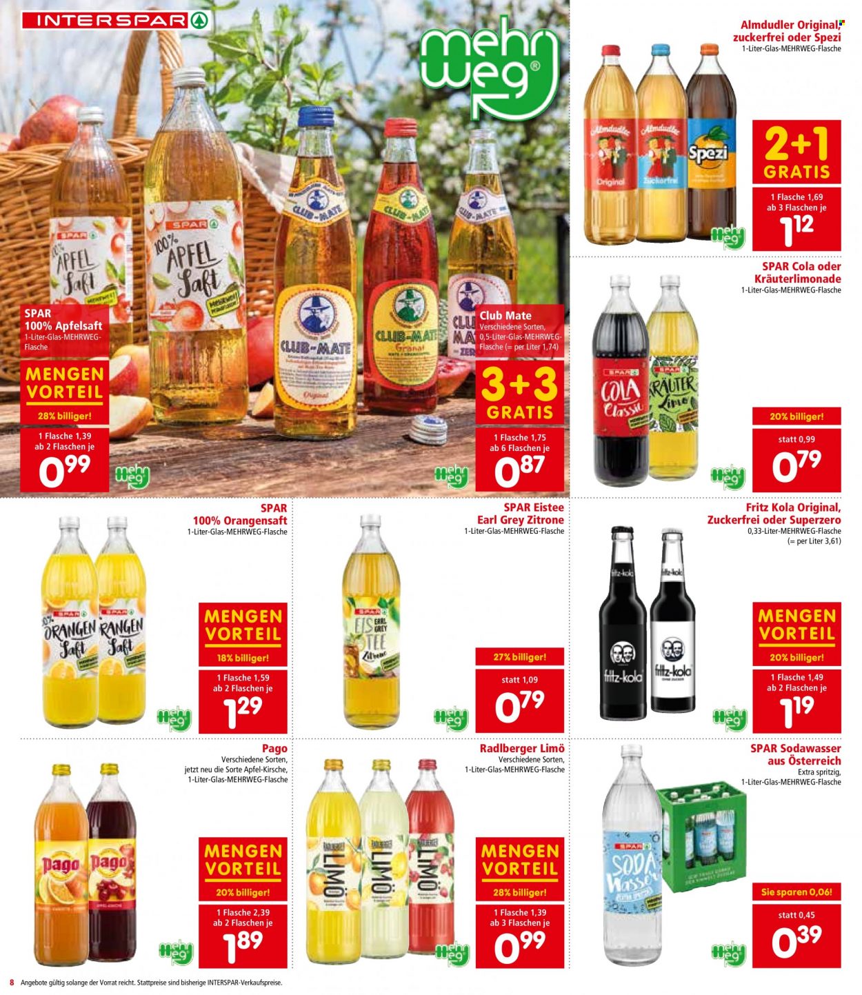 Angebote INTERSPAR - 15.6.2023 - 21.6.2023. Seite 8
