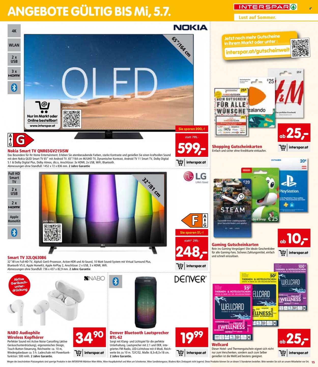 Angebote INTERSPAR - 15.6.2023 - 21.6.2023. Seite 15