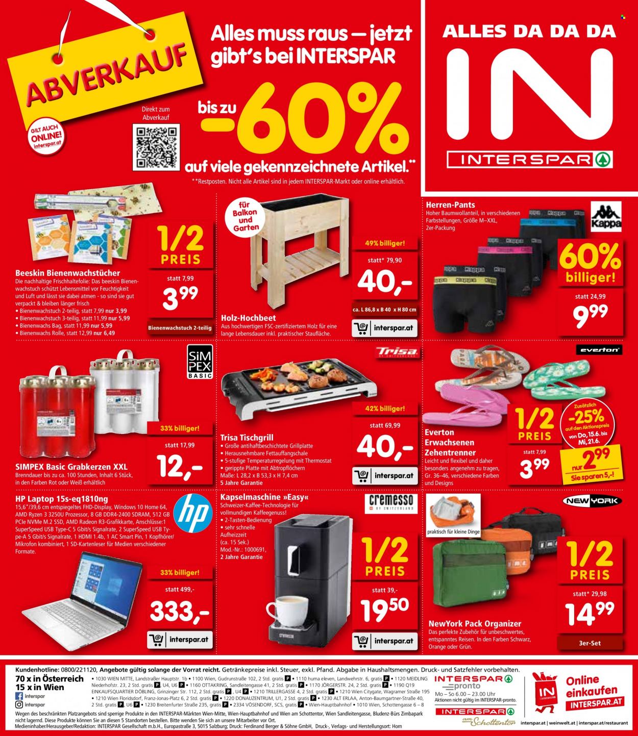 Angebote INTERSPAR - 15.6.2023 - 21.6.2023. Seite 16