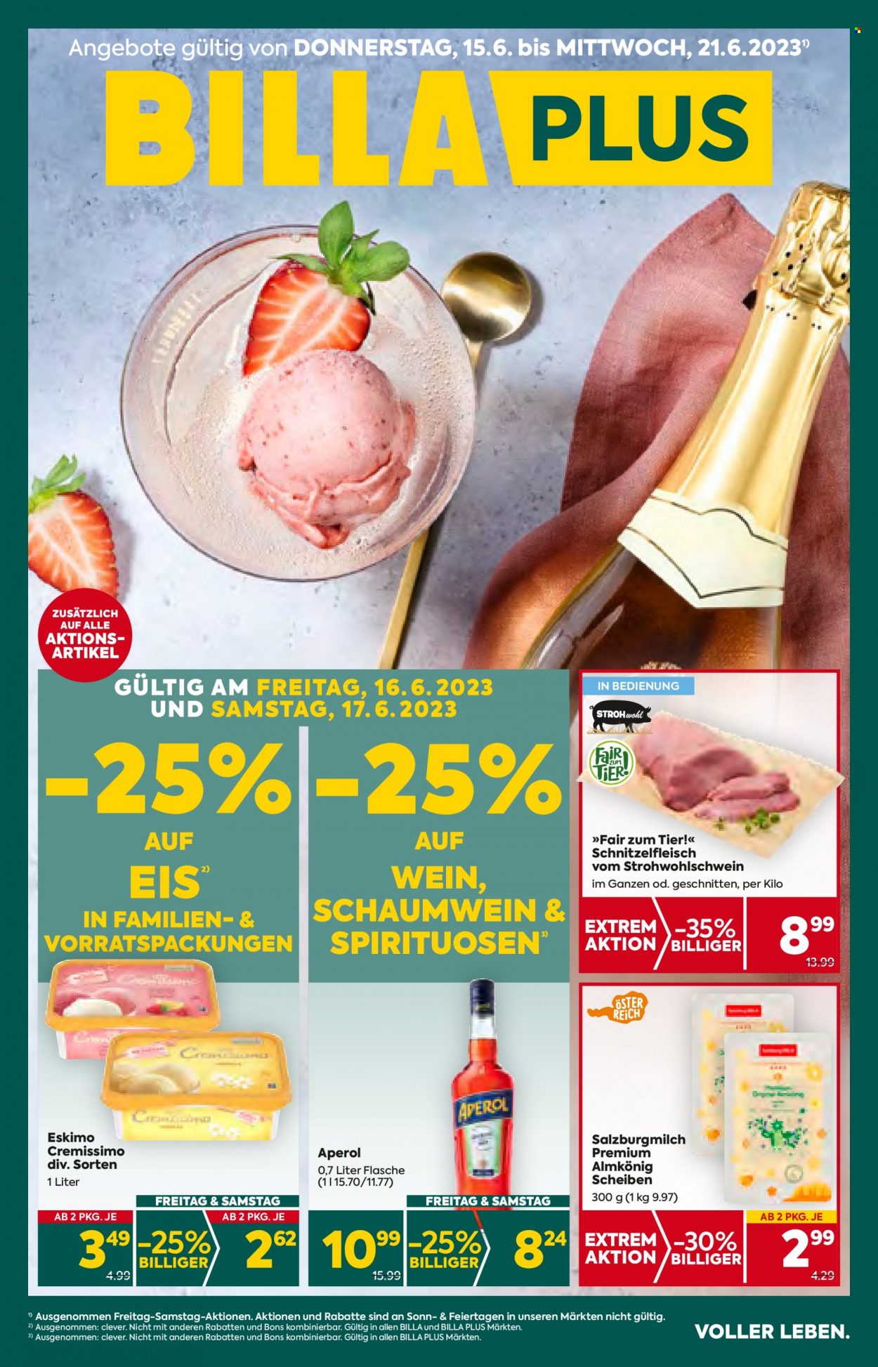 Angebote Billa Plus - 15.6.2023 - 21.6.2023. Seite 1