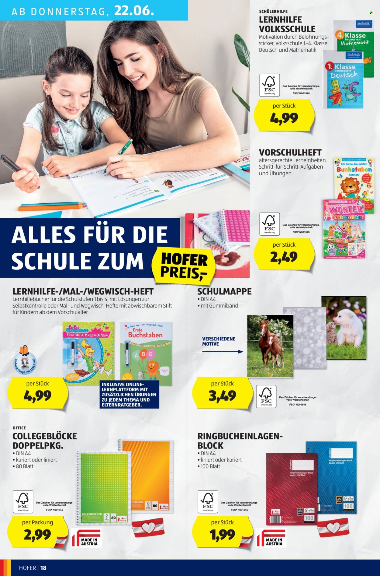 Angebote Hofer - 16.6.2023 - 22.6.2023. Seite 20