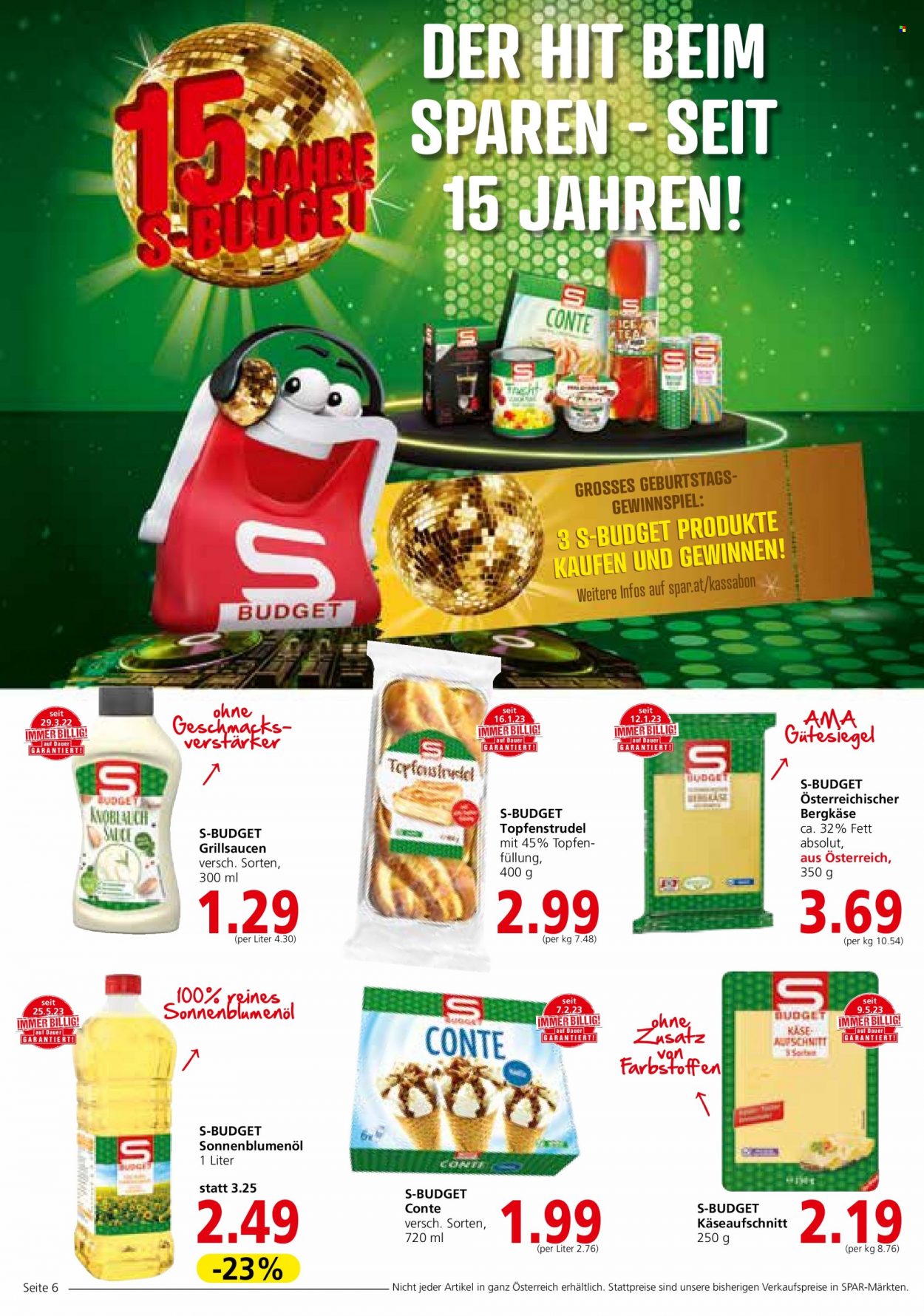 Angebote INTERSPAR - 15.6.2023 - 21.6.2023. Seite 6
