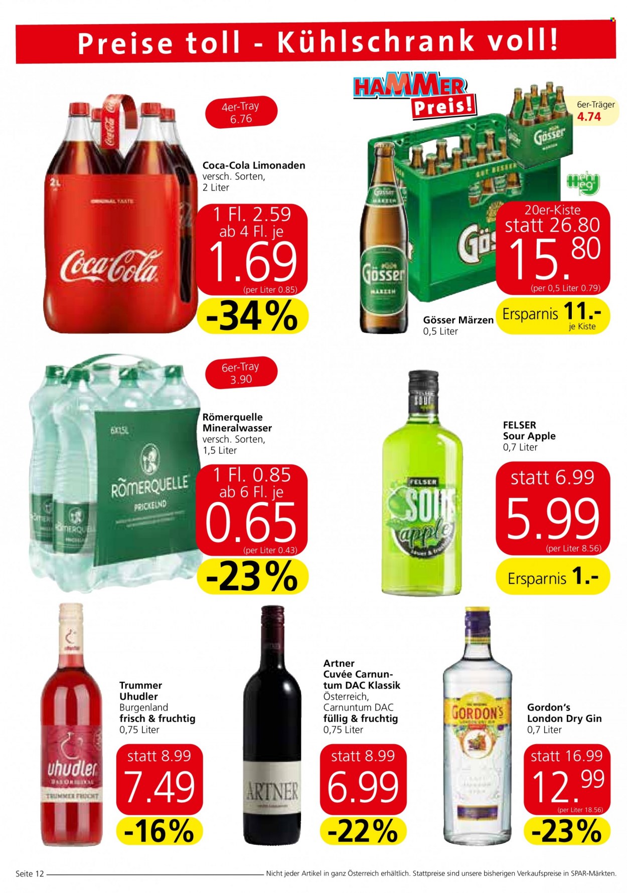 Angebote INTERSPAR - 15.6.2023 - 21.6.2023. Seite 12