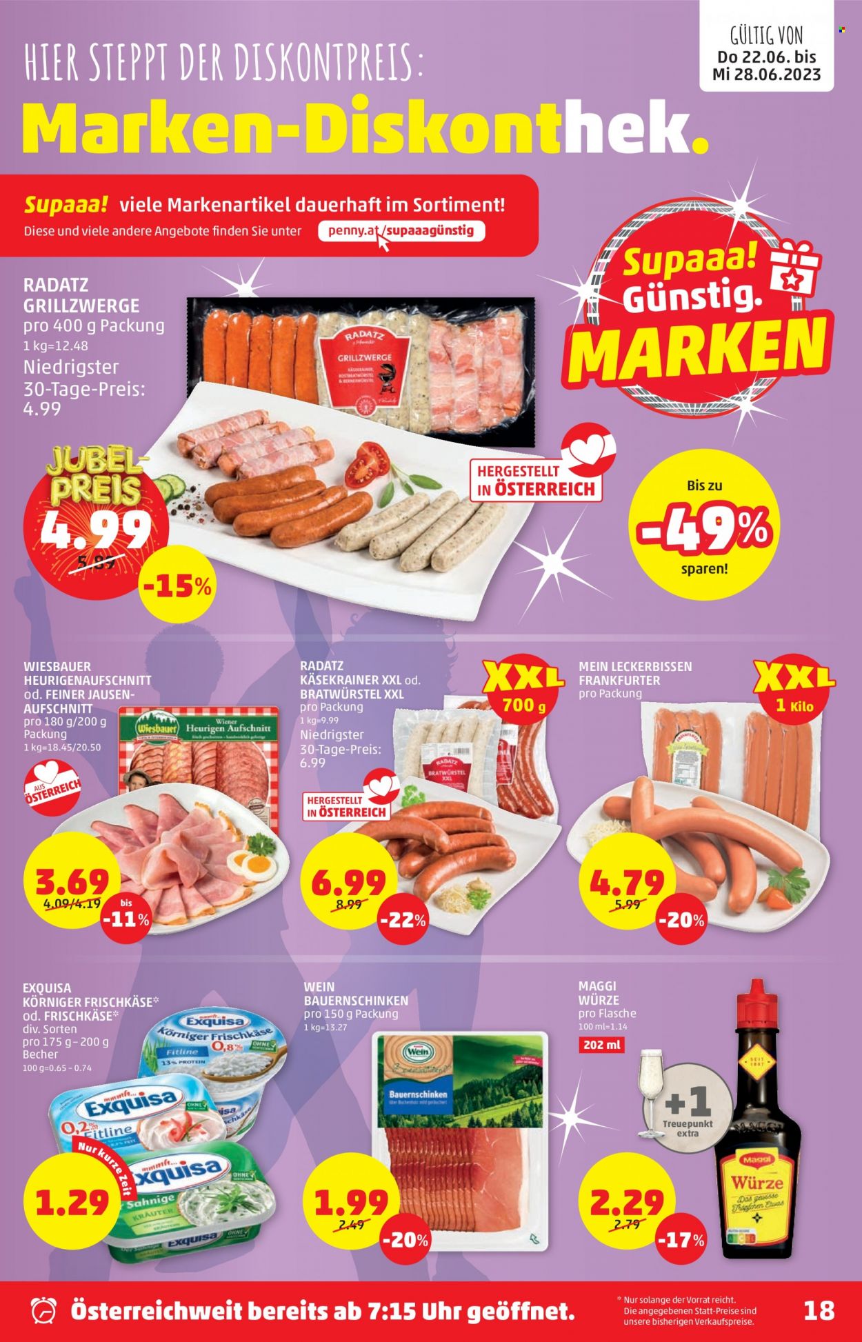 Angebote Penny - 22.6.2023 - 28.6.2023. Seite 18