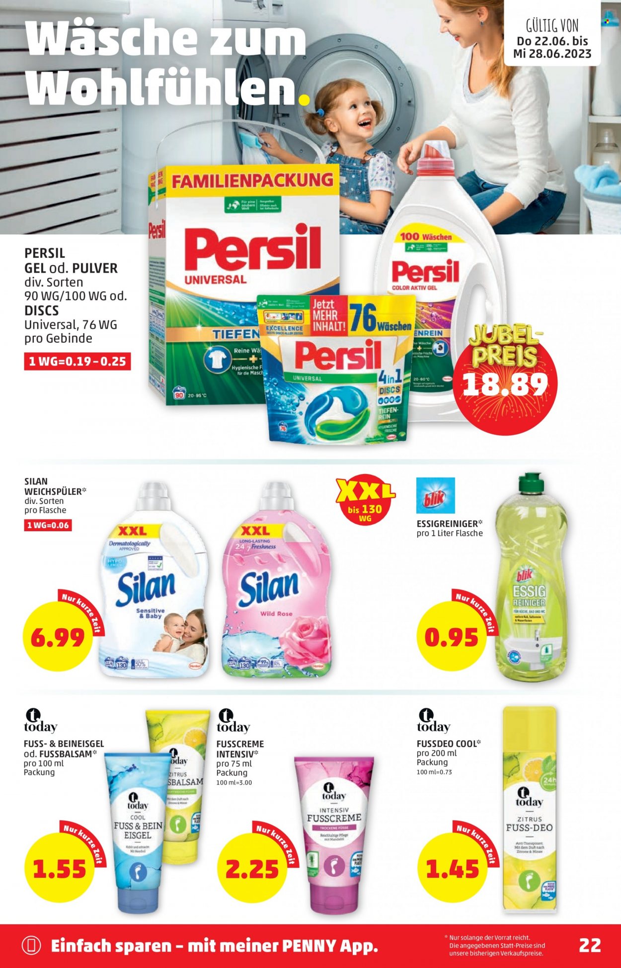 Angebote Penny - 22.6.2023 - 28.6.2023. Seite 22