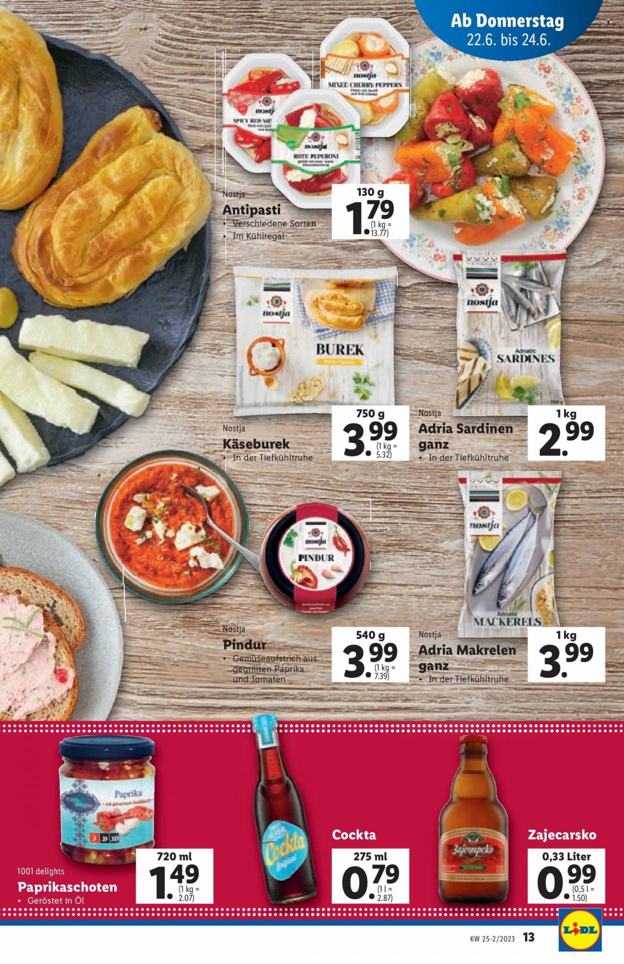 Angebote Lidl - 22.6.2023 - 28.6.2023. Seite 13