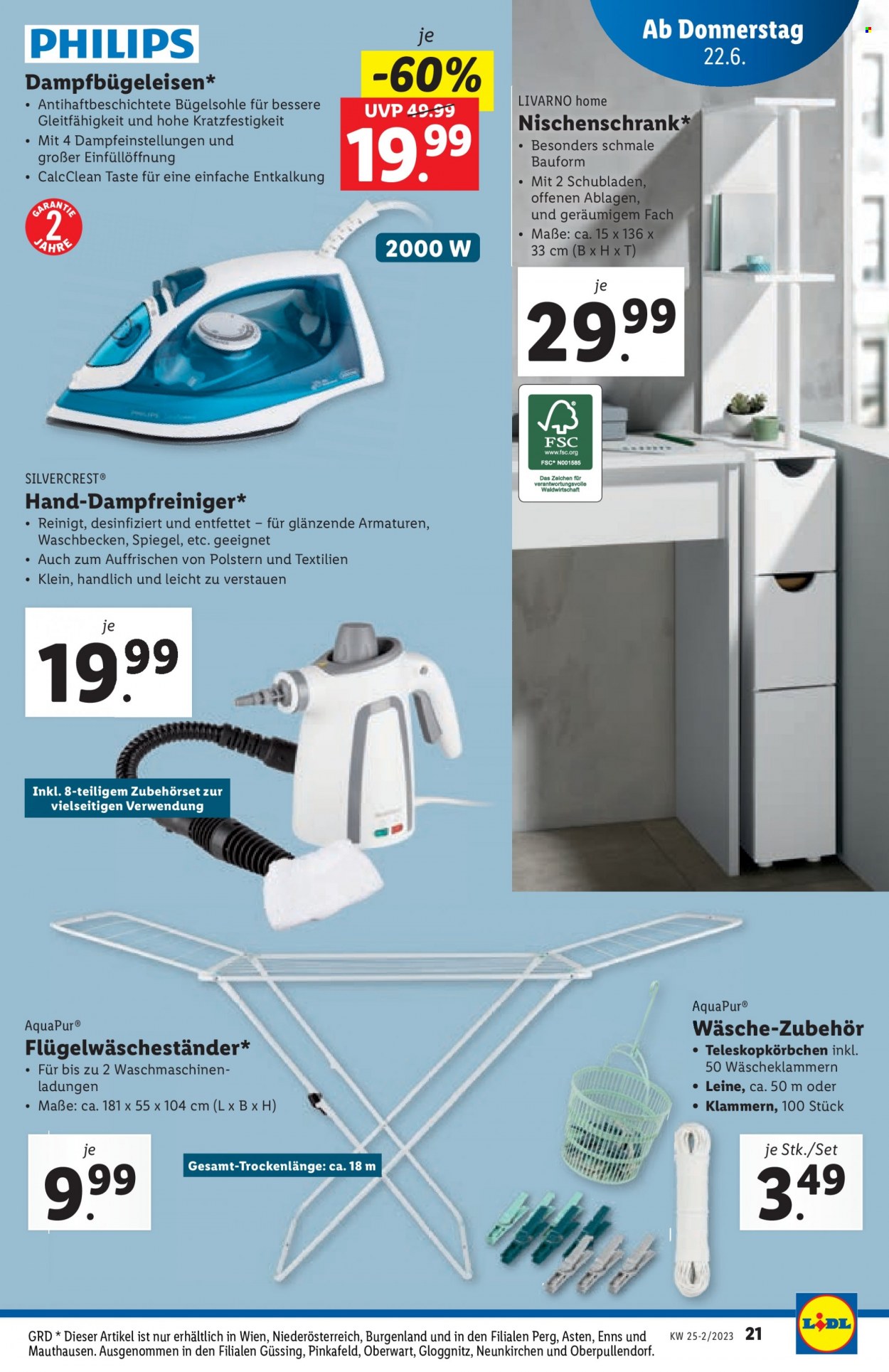 Angebote Lidl - 22.6.2023 - 28.6.2023. Seite 21