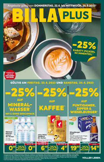 Angebote Billa Plus - 22.6.2023 - 28.6.2023.