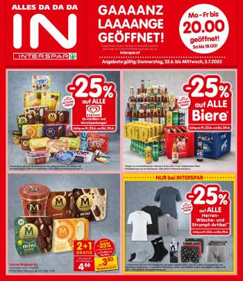 Angebote INTERSPAR - 22.6.2023 - 5.7.2023.