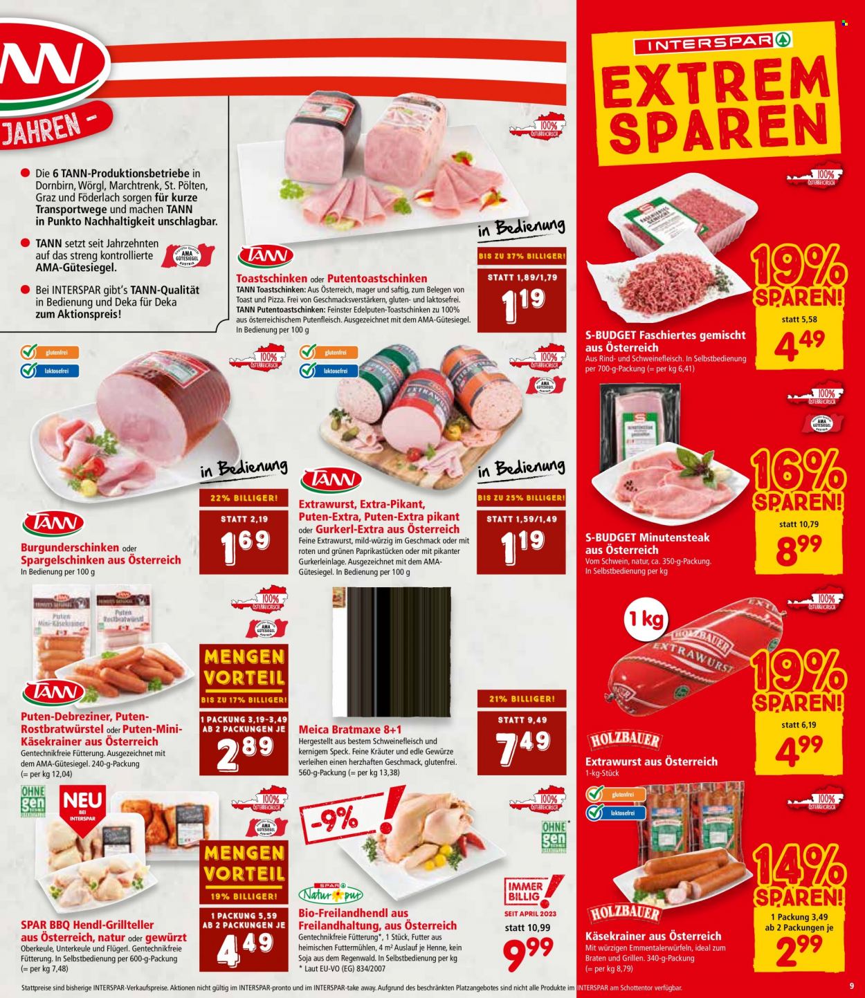 Angebote INTERSPAR - 22.6.2023 - 5.7.2023. Seite 9