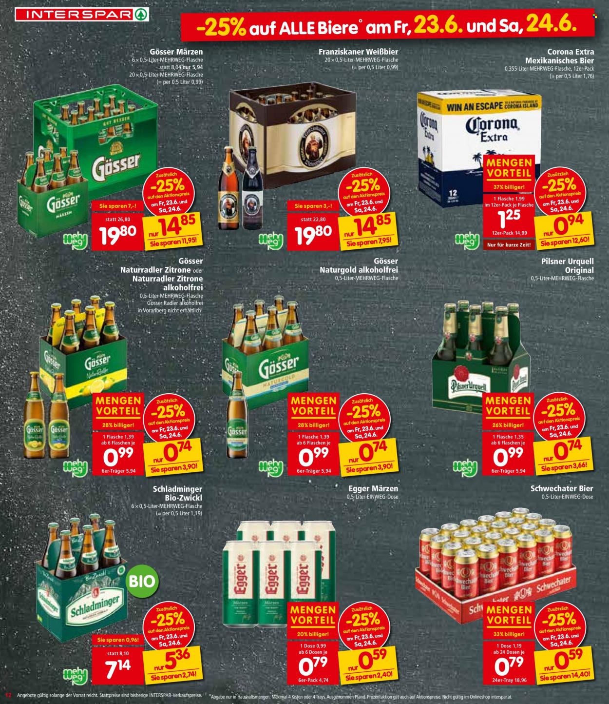 Angebote INTERSPAR - 22.6.2023 - 5.7.2023. Seite 12